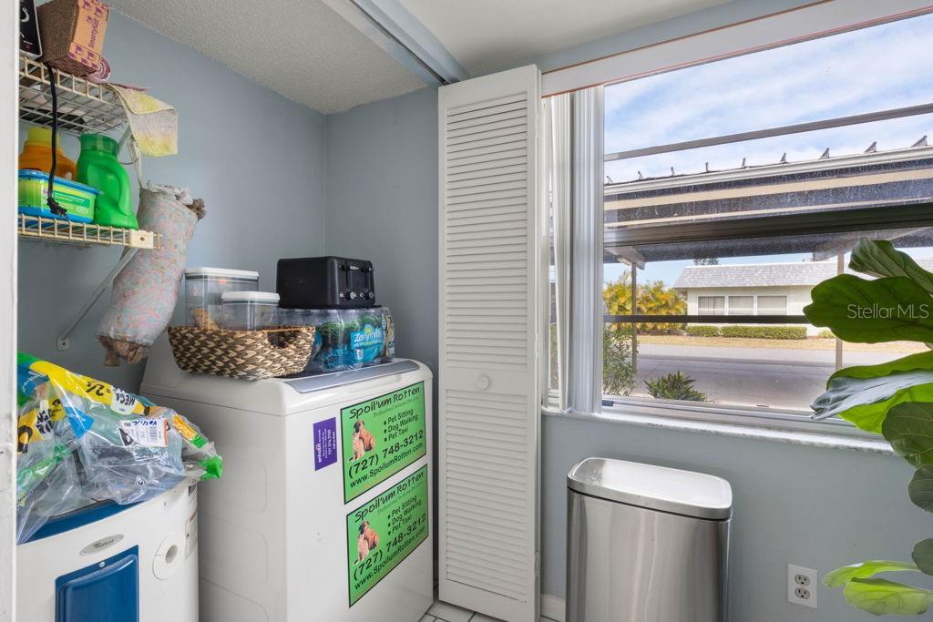 Laundry closet