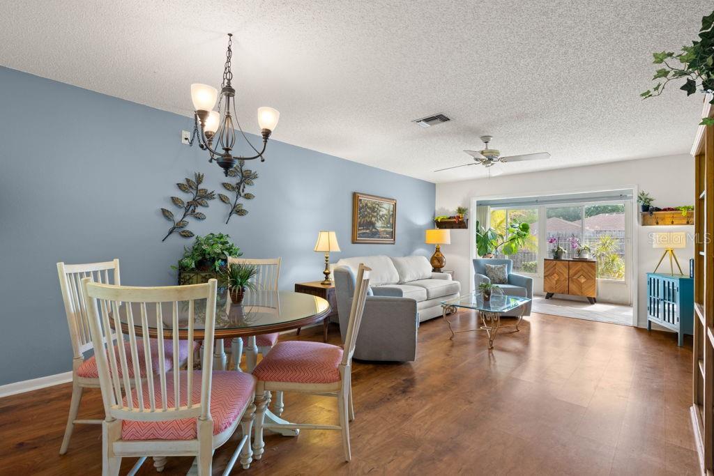 Dining/living combo