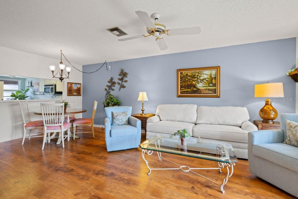 Living room and Dining