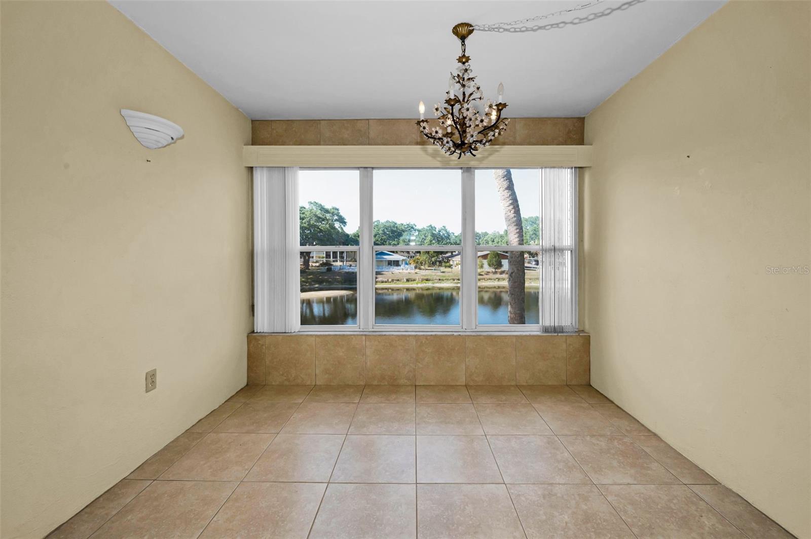Florida Room with awesome view of the pond, turtles, and other wildlife.