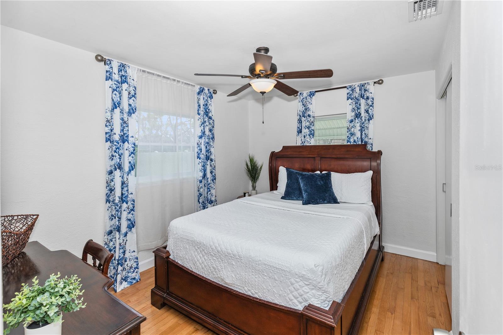 Bedroom 2 has a queen size bed