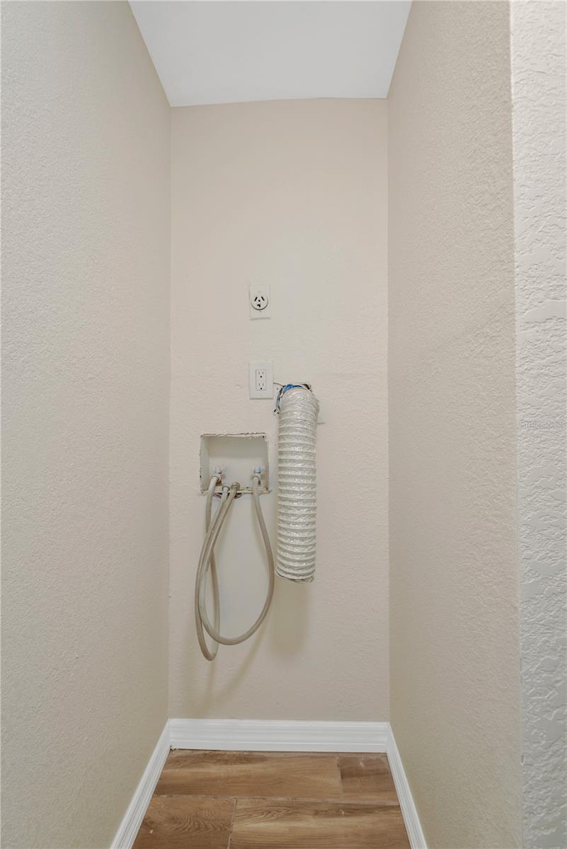 Laundry closet