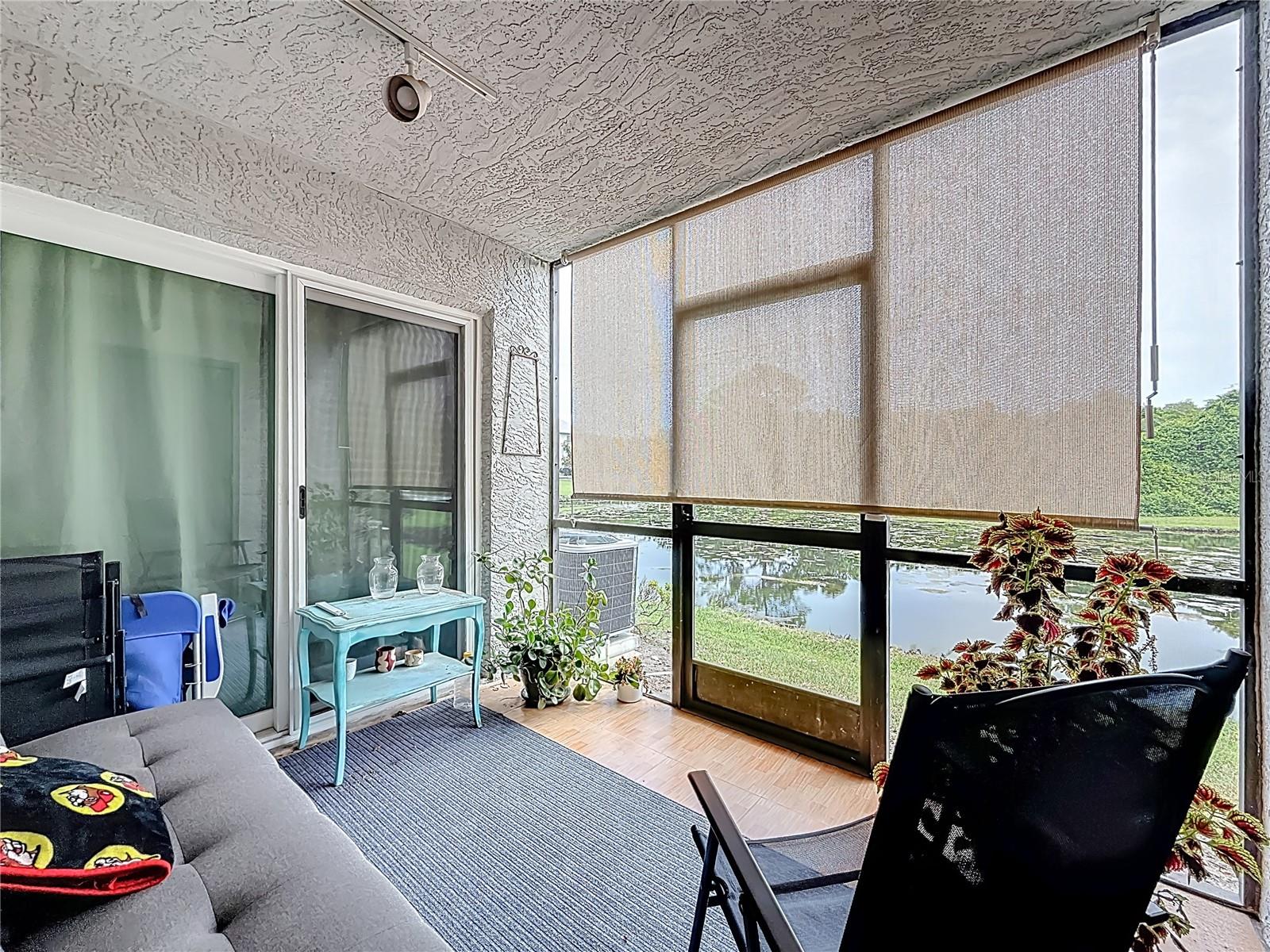 Screened Patio -  Screened patio overlooking lake