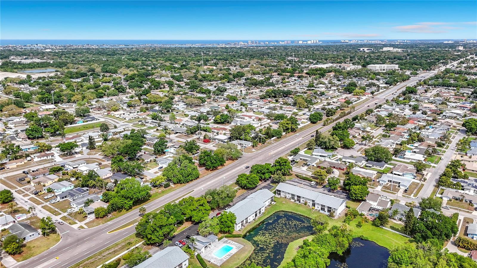 Aerial View West