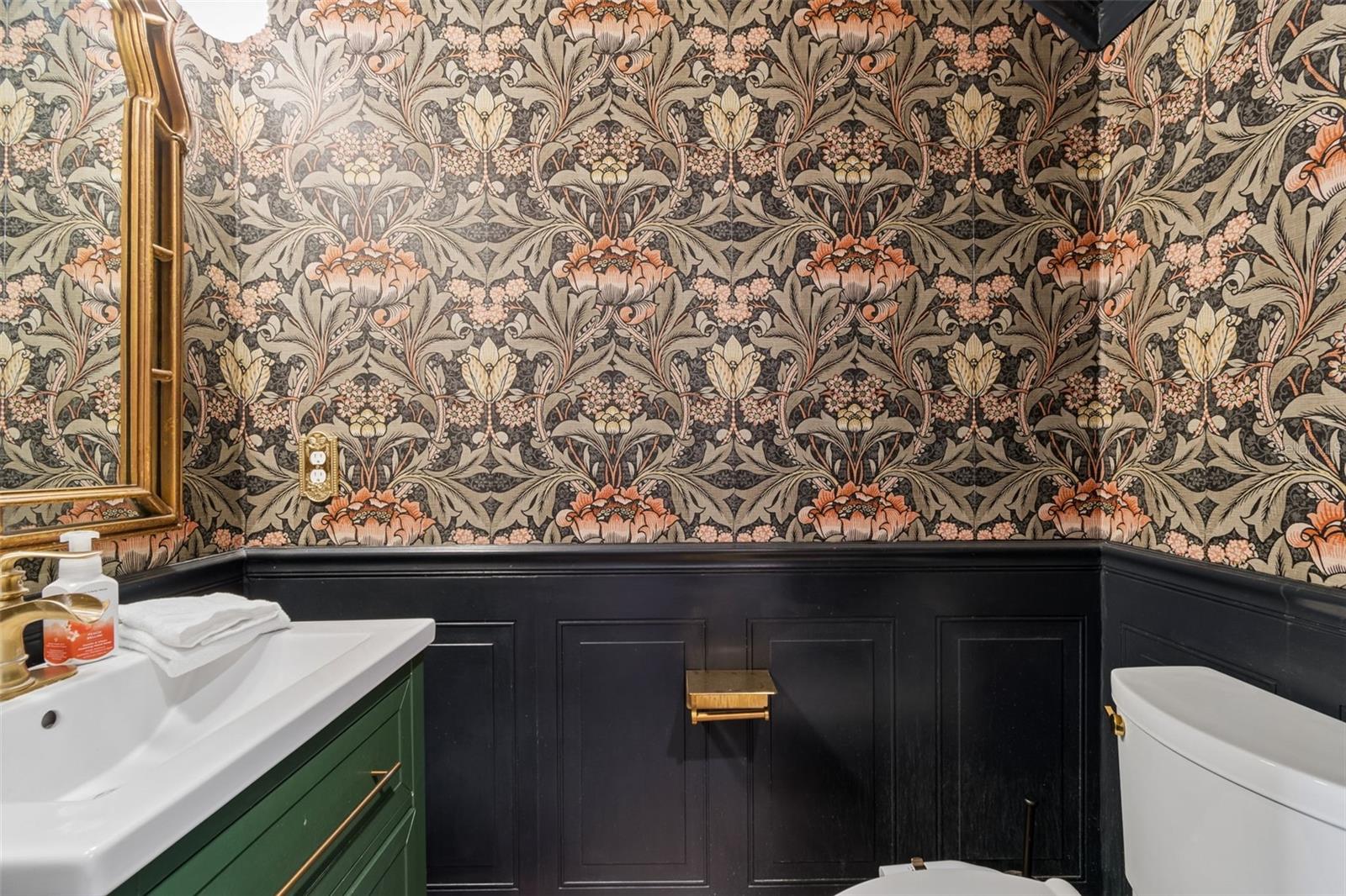 ground level half bath