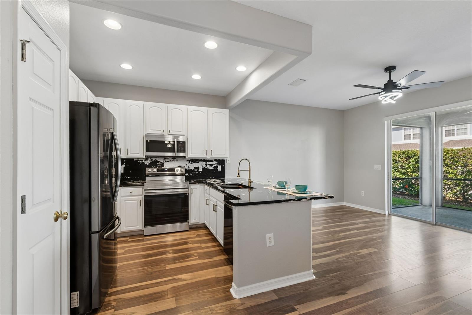 Newly updated kitchen.