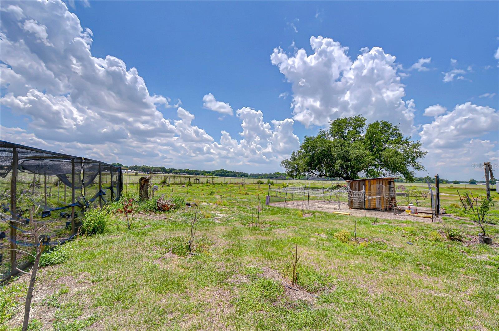Dog run already in place — pets welcome here