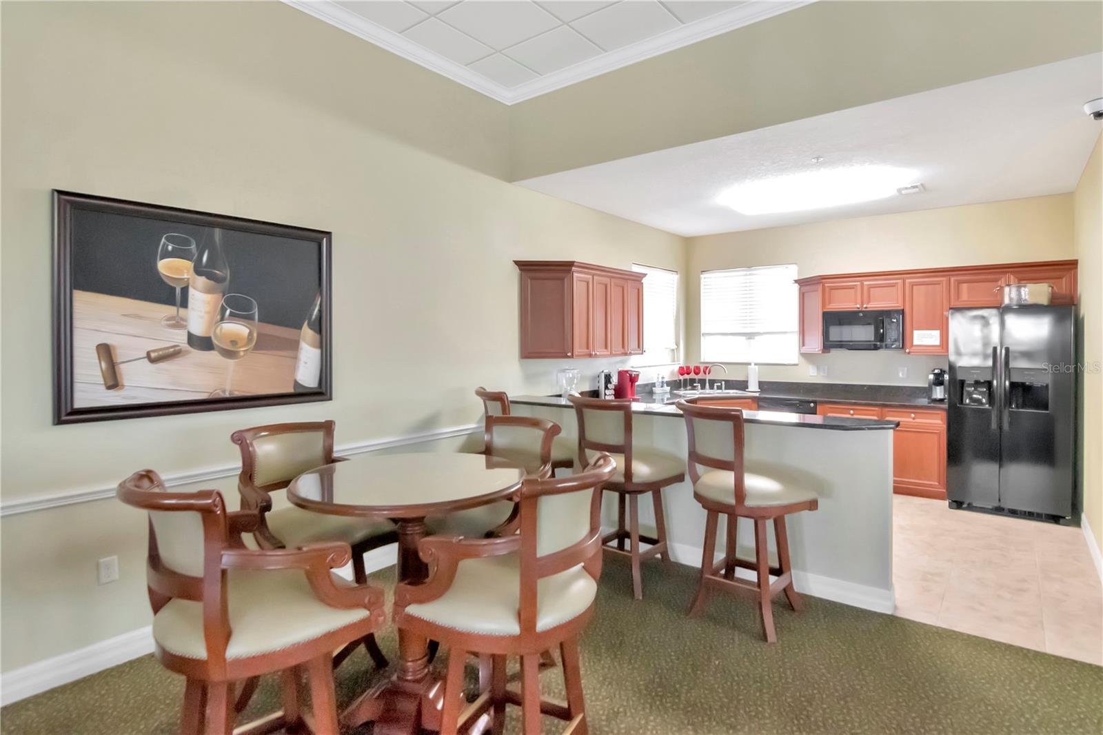 Community Clubhouse and Social Club Area