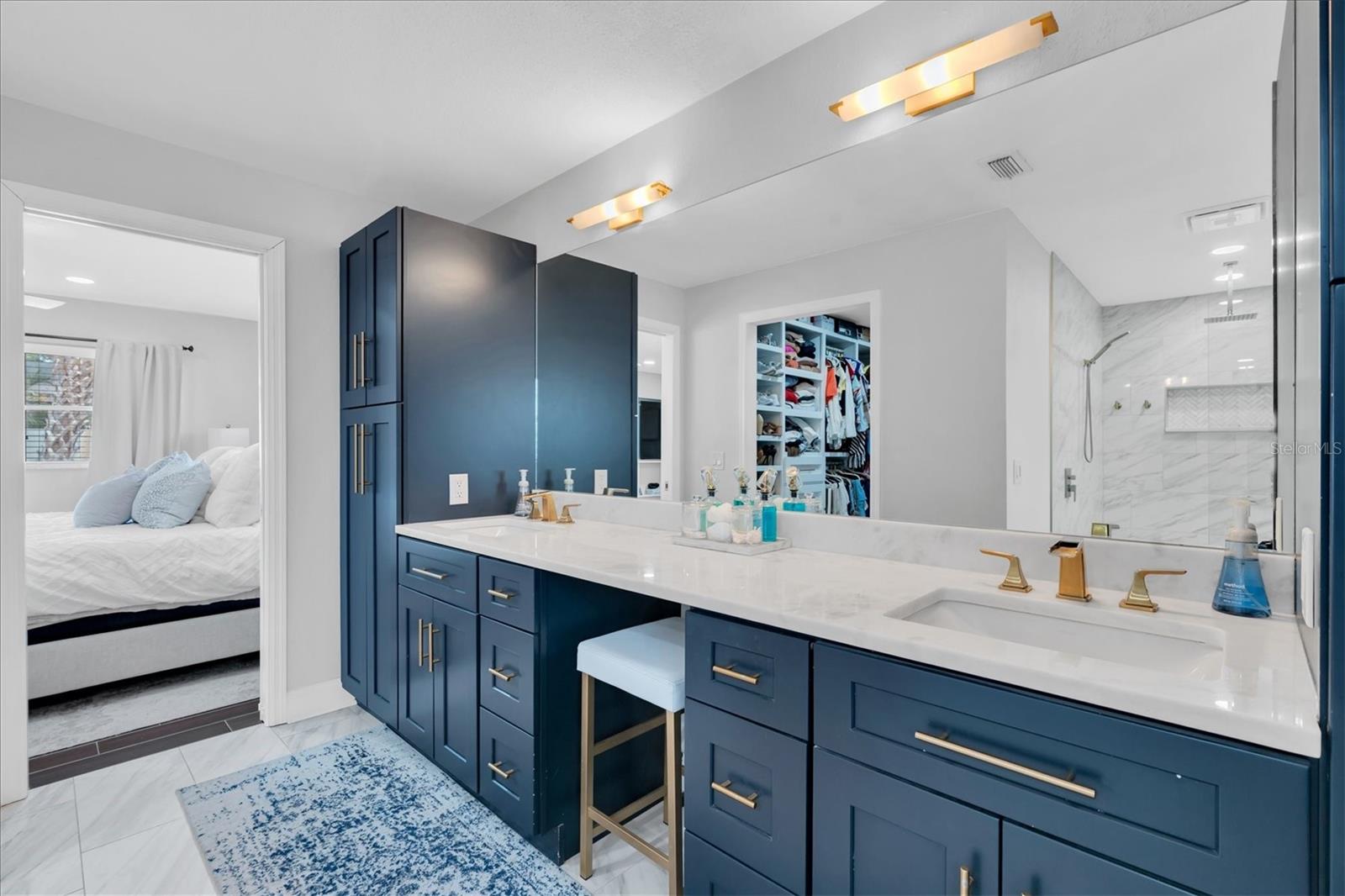Custom Vanity in Primary Suite - Dual Sinks