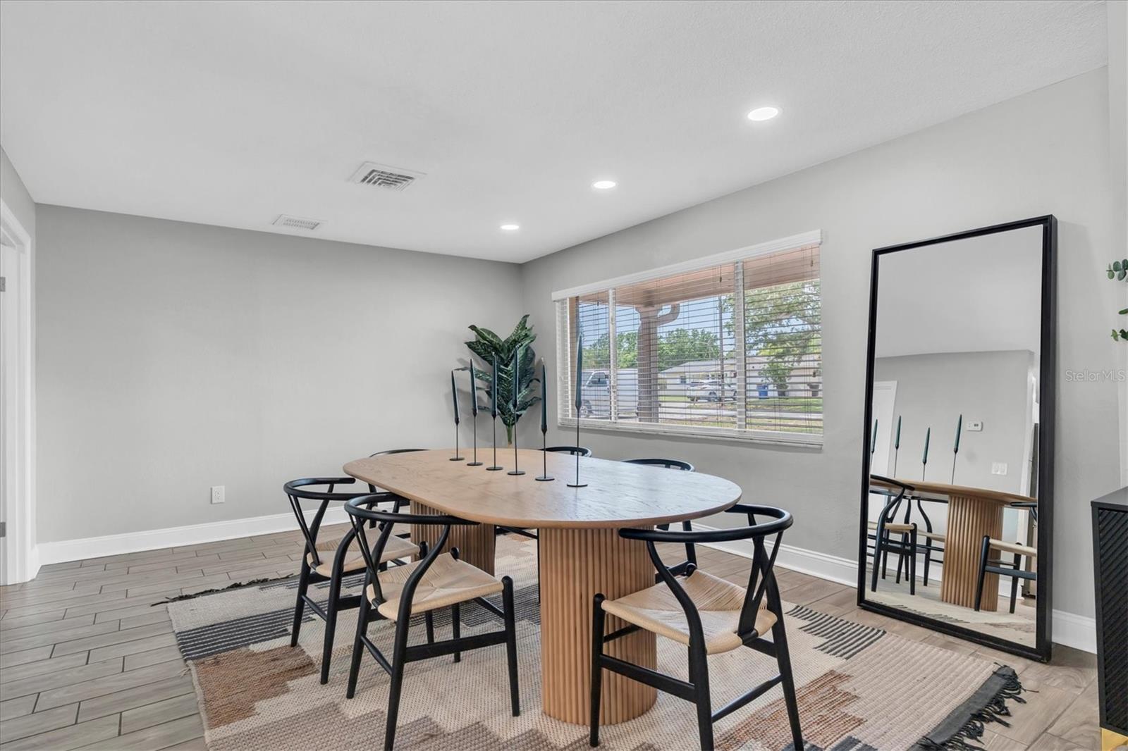Dining Room - recessed lighting, light bright home