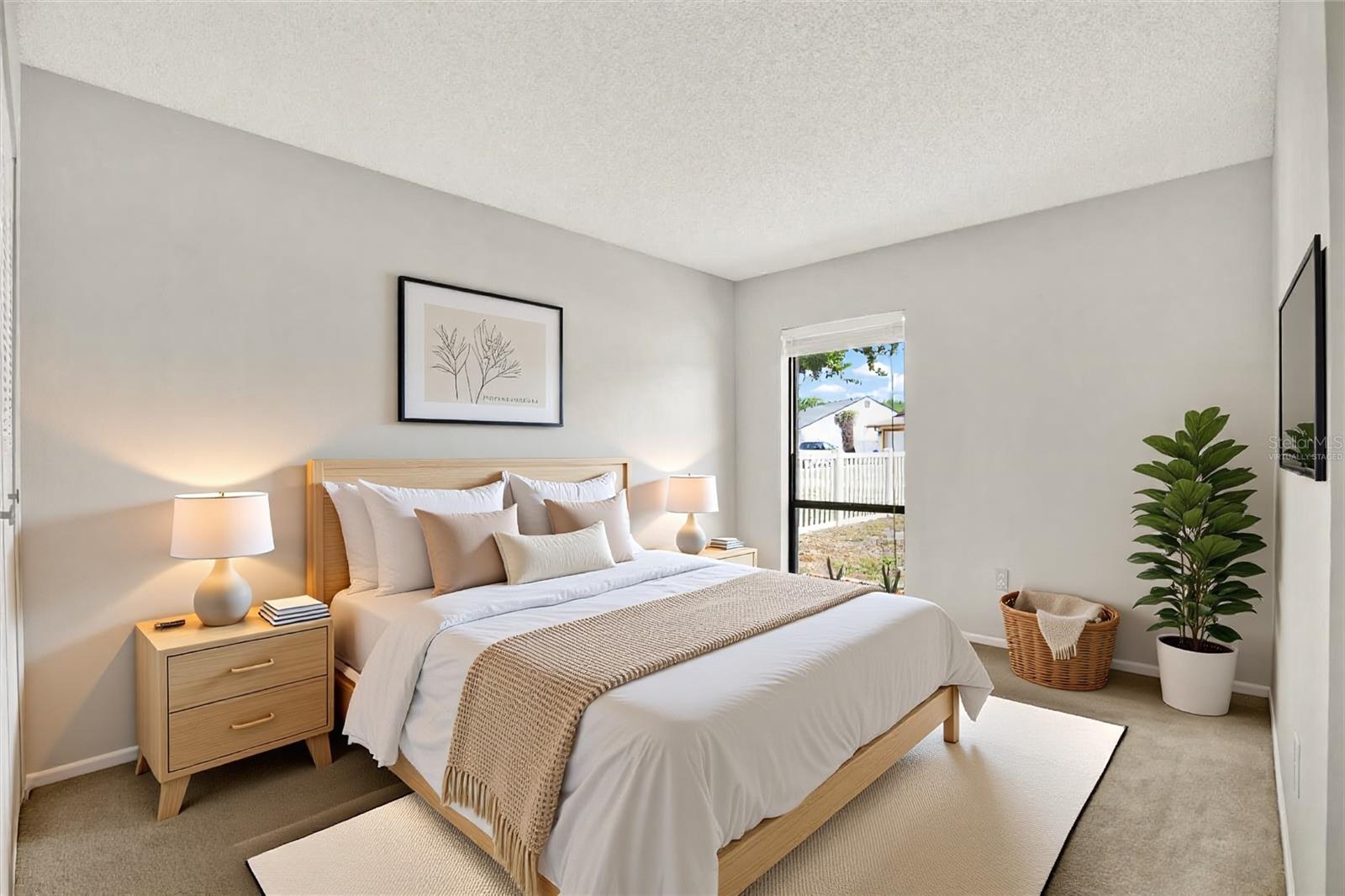 Virtually staged image - Guest Bedroom