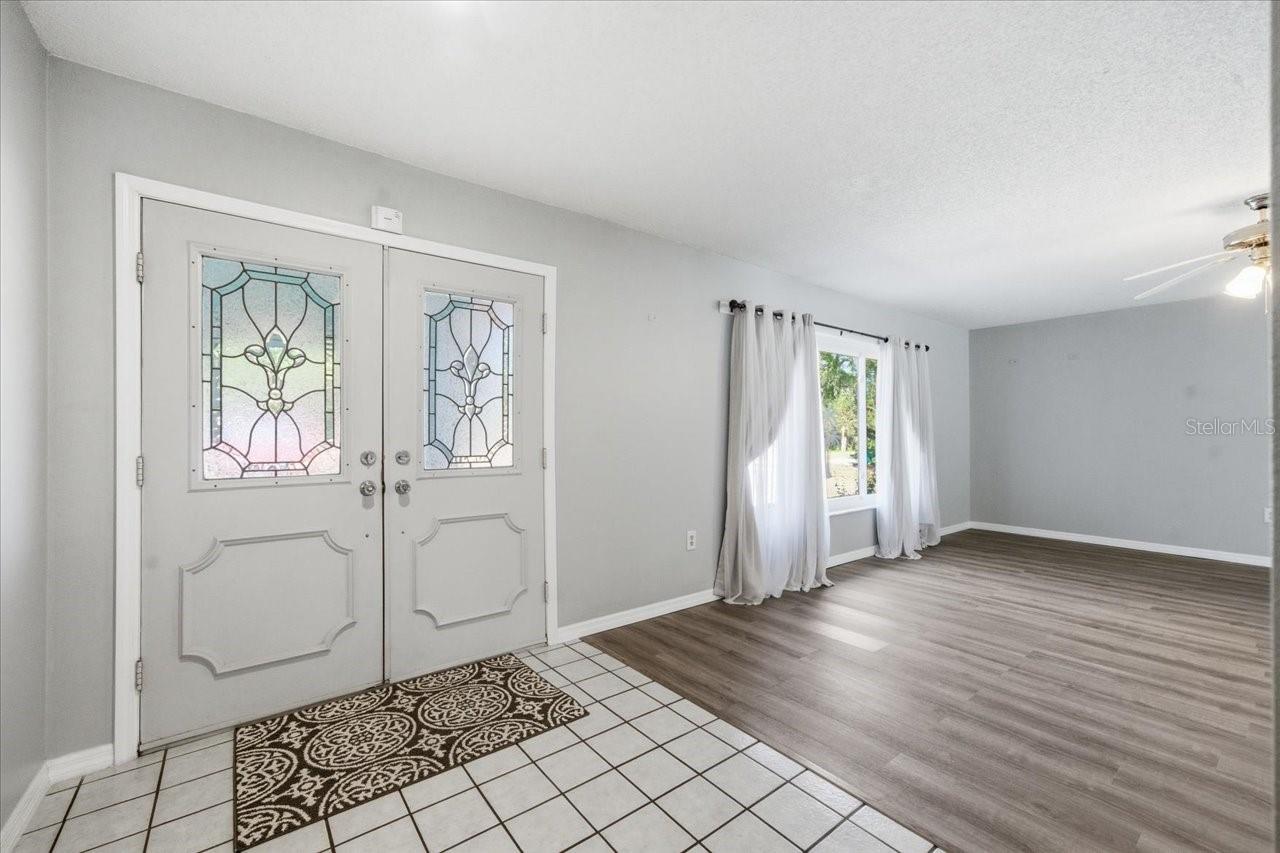 Foyer/Front Entry with double doors