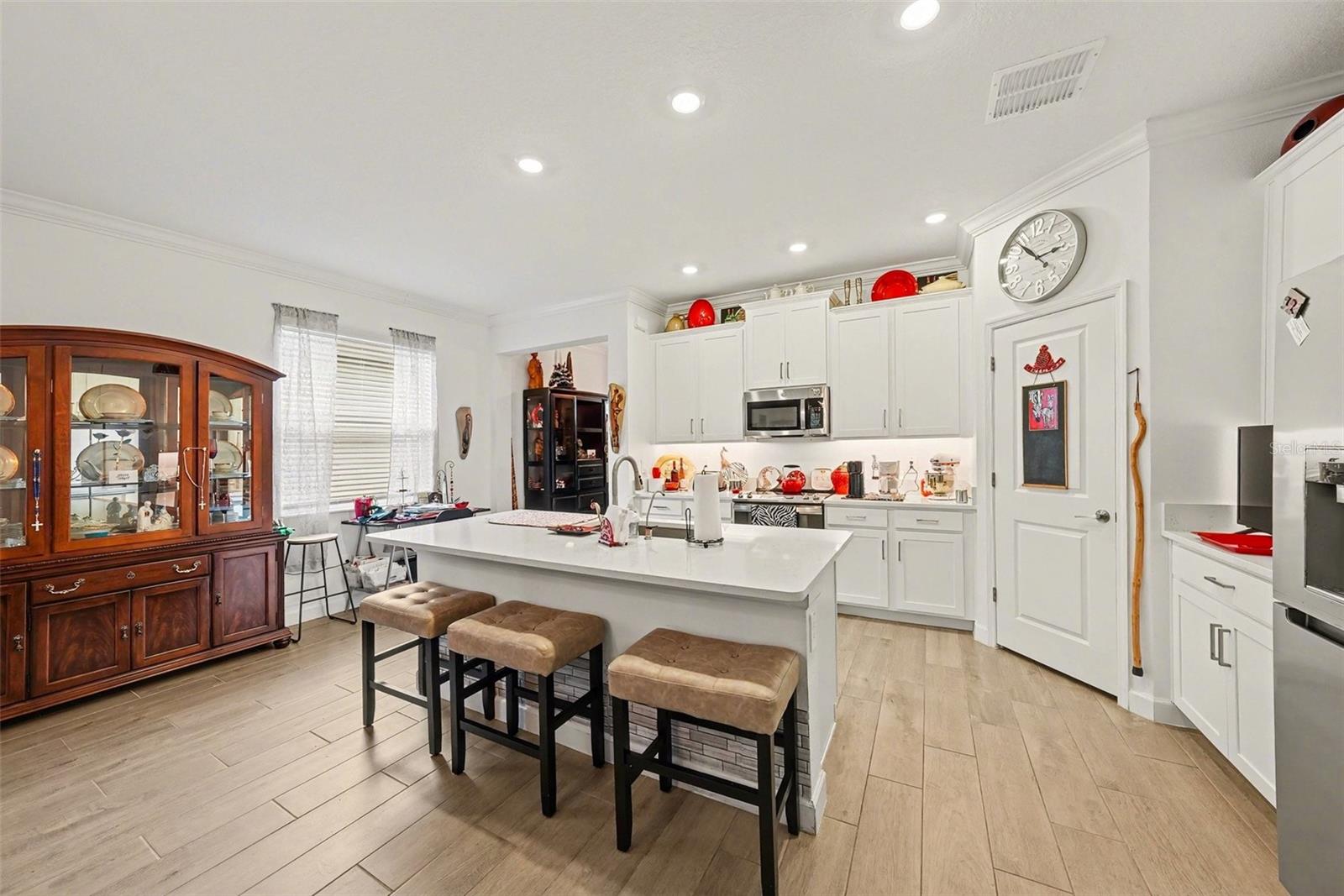 Kitchen view with Island