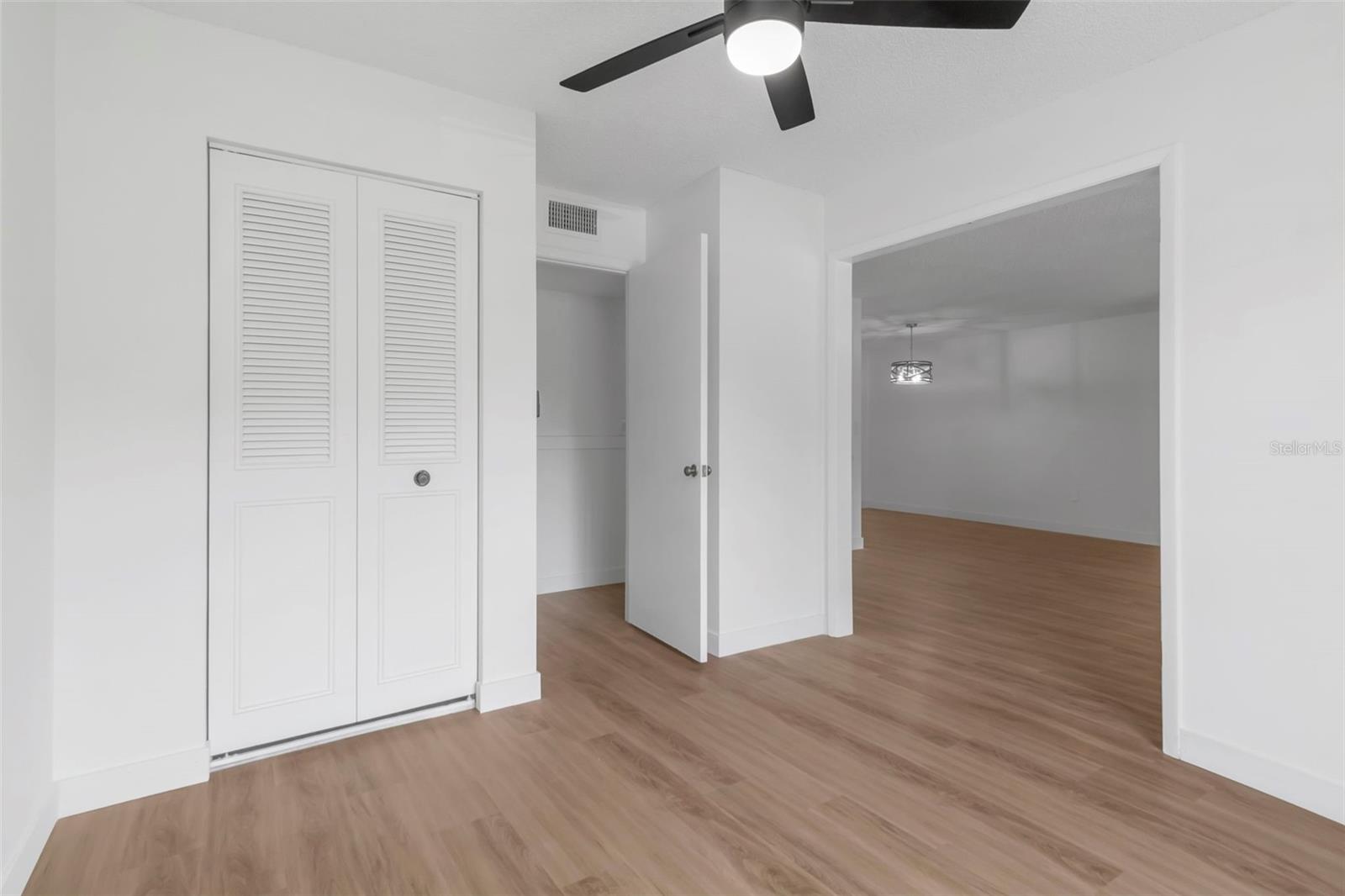 Versatile Third Bedroom Adjacent to Living Space