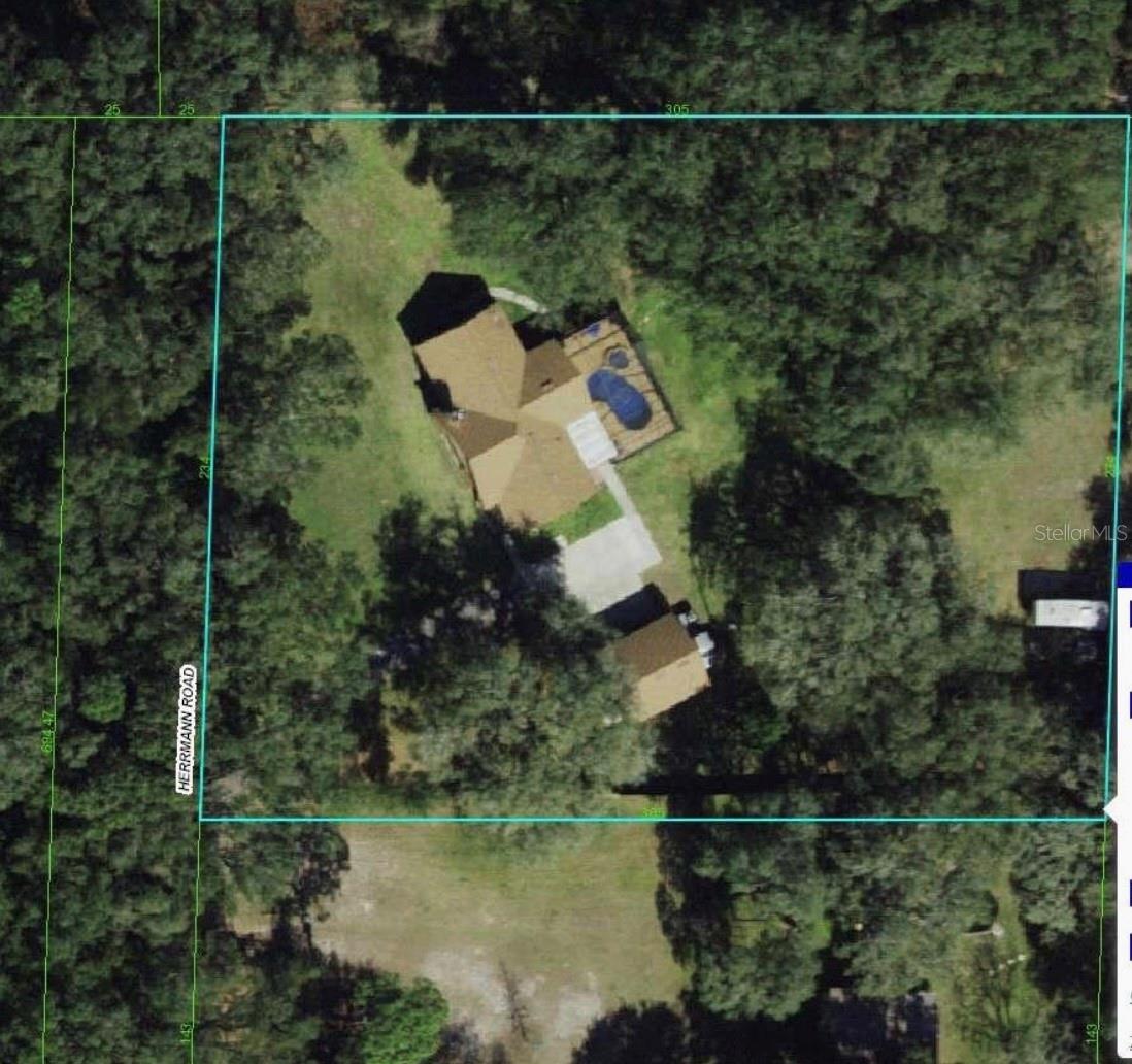 Overhead view