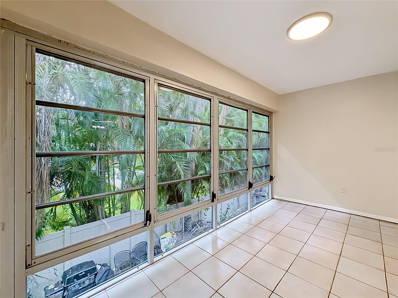 Closed-in balcony