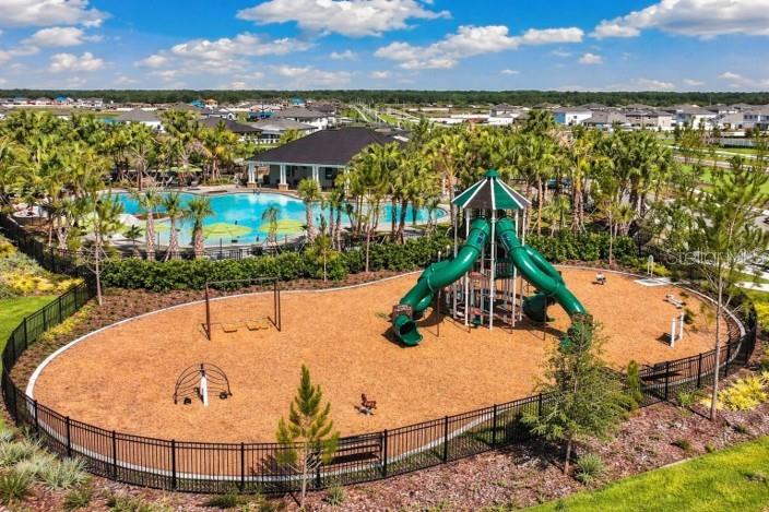 Clubhouse and playground