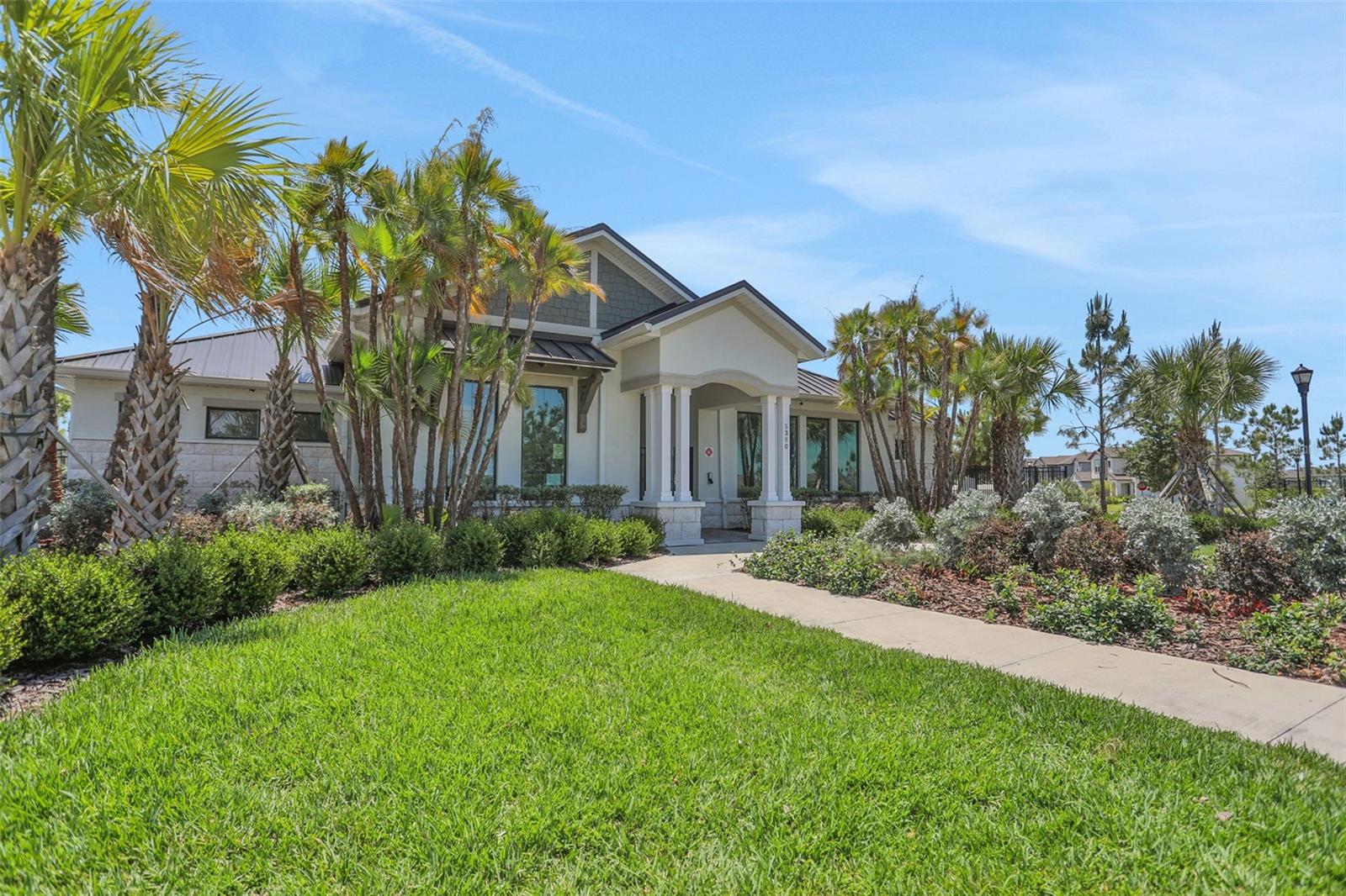 Beautiful clubhouse surrounded by great amenities