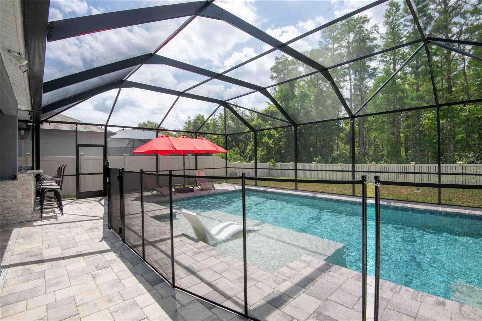 Pool fence for safety!