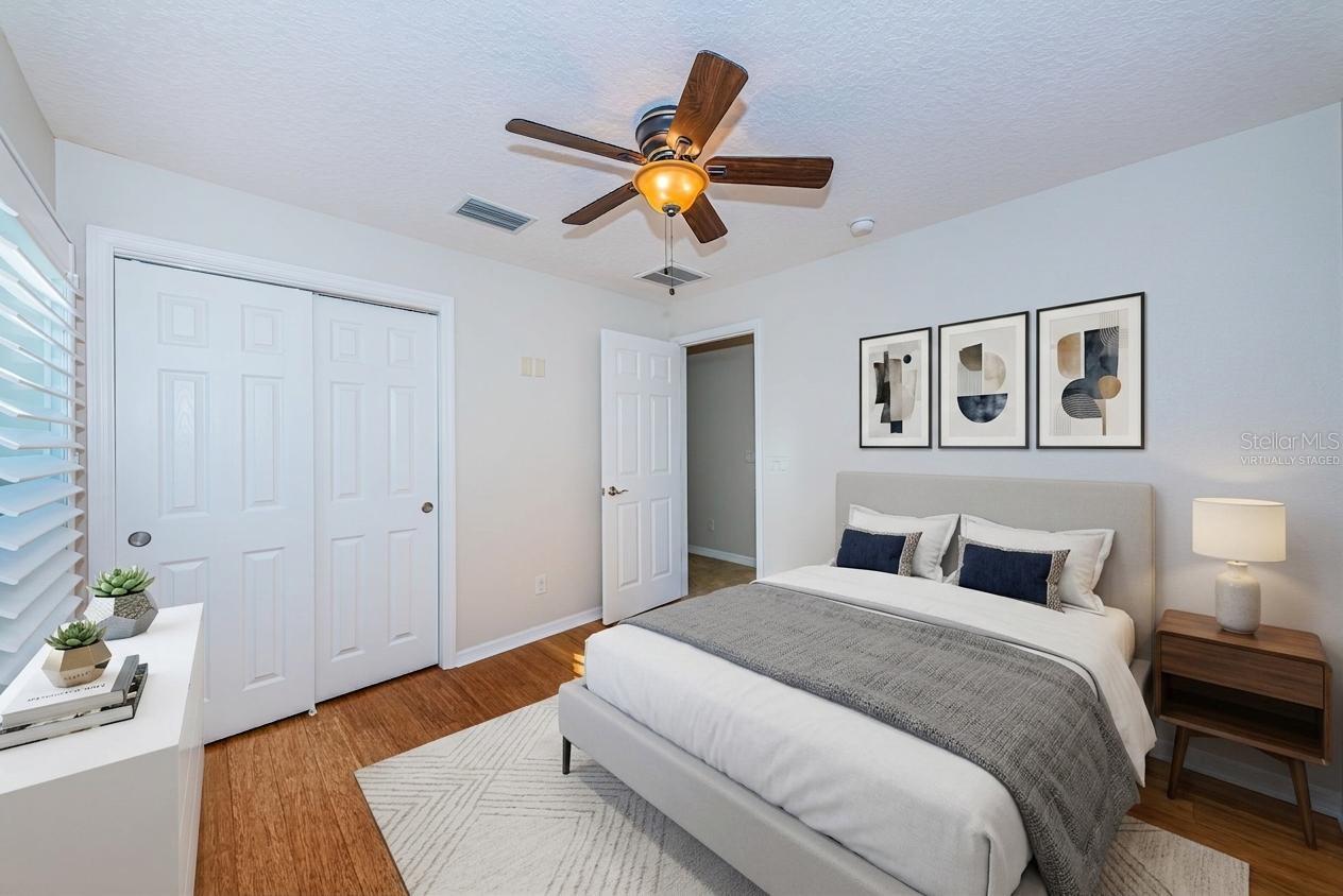 3rd bedroom - virtually staged