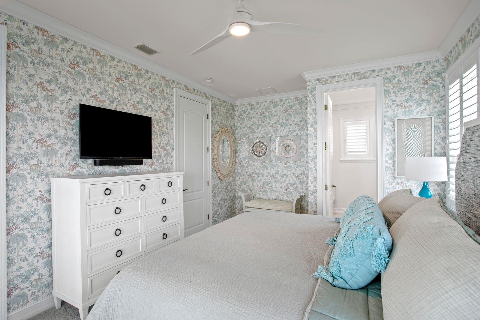 Top level bedroom two with a private en suite.
