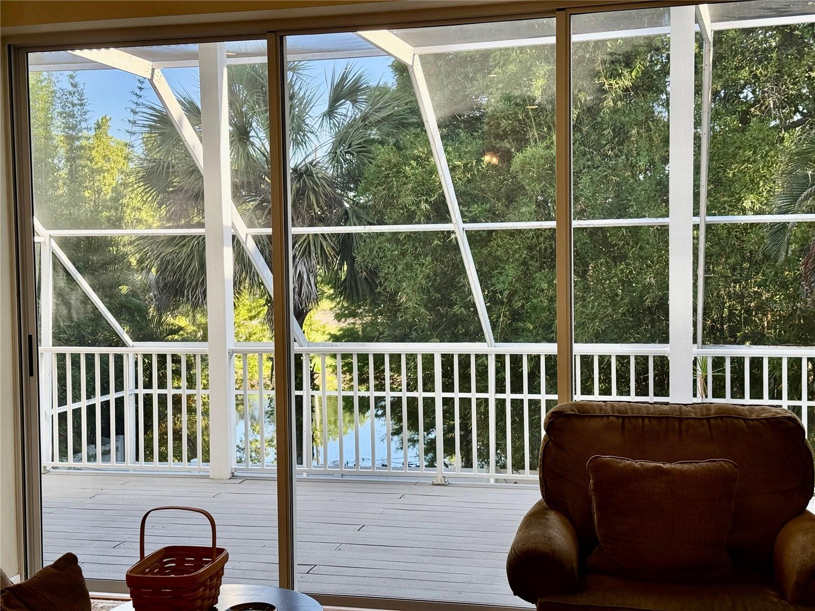 Exterior Balcony - 2nd Floor - with pond