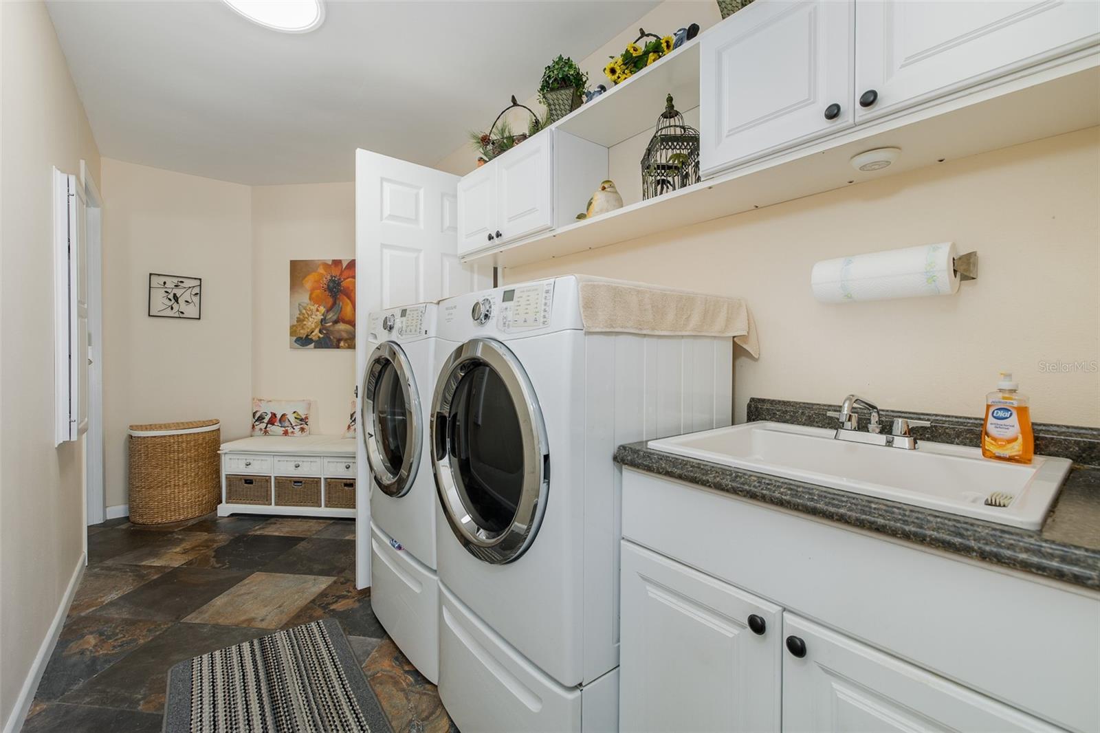 Spacious laundry room