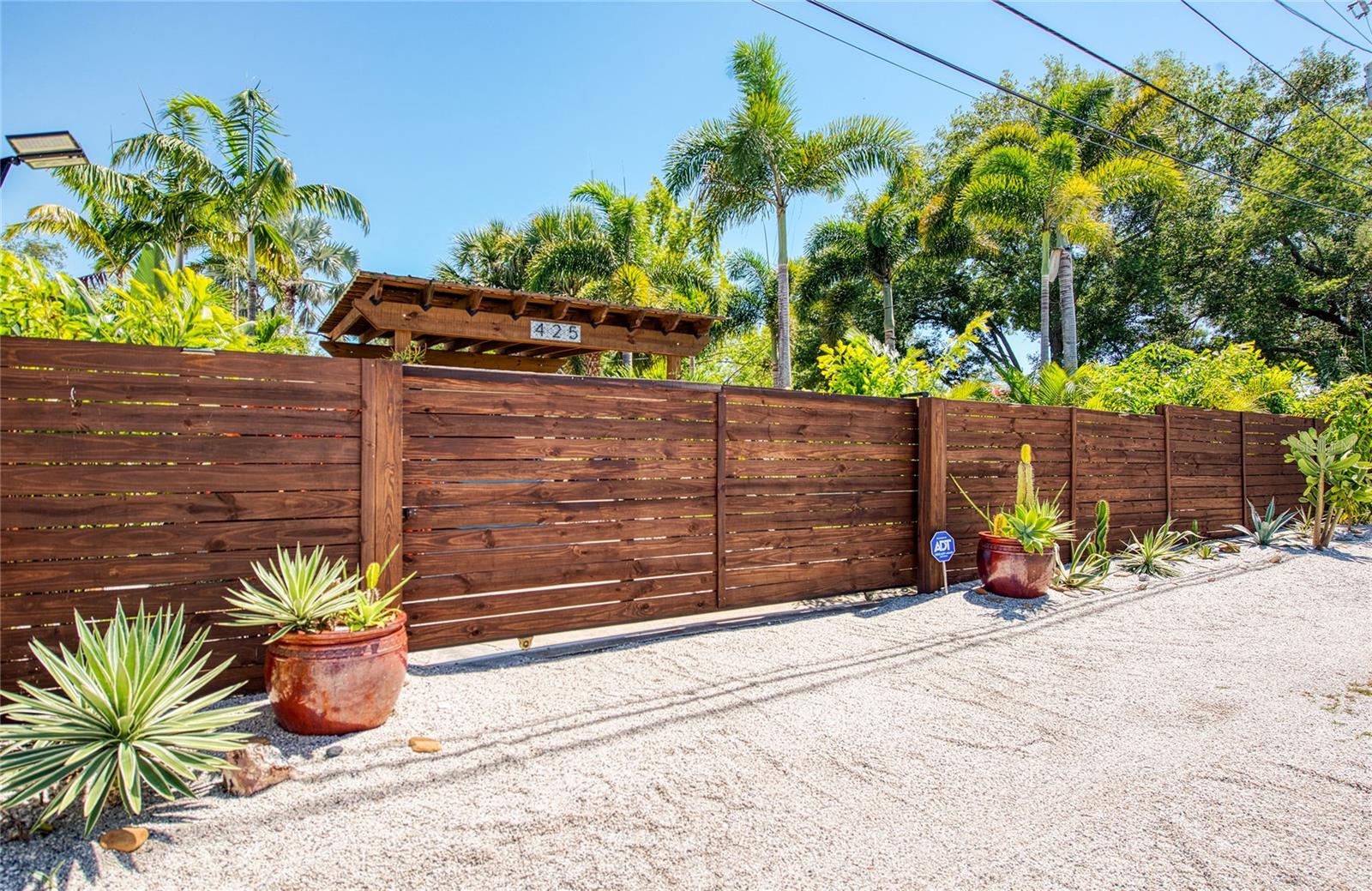 CASA BAJA: Sliding Gate, Back Alley Entrance