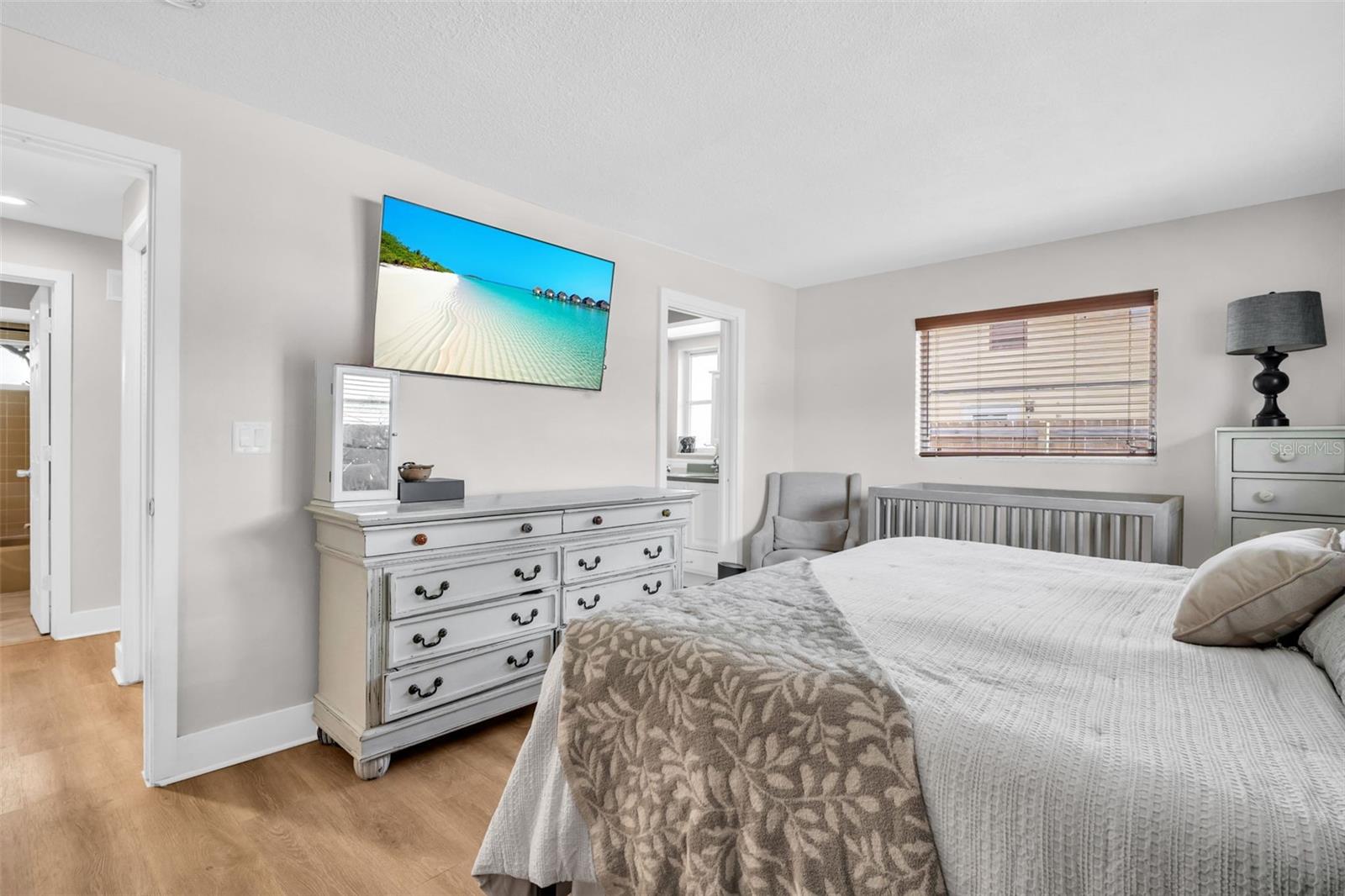 Dual built-in closet space and a beautiful en-suite bath~