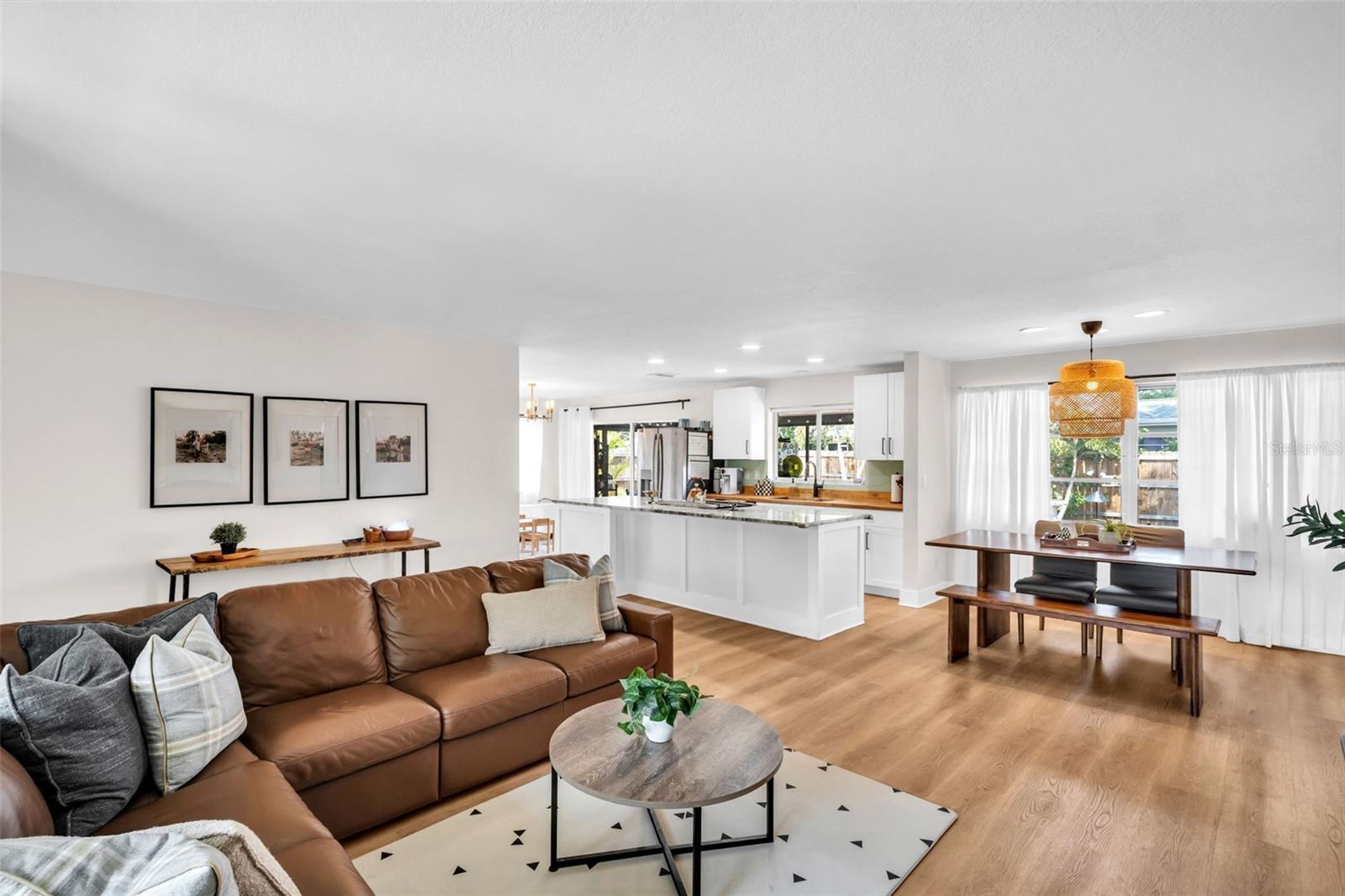 Abundance of natural light and beautifully updated plan~