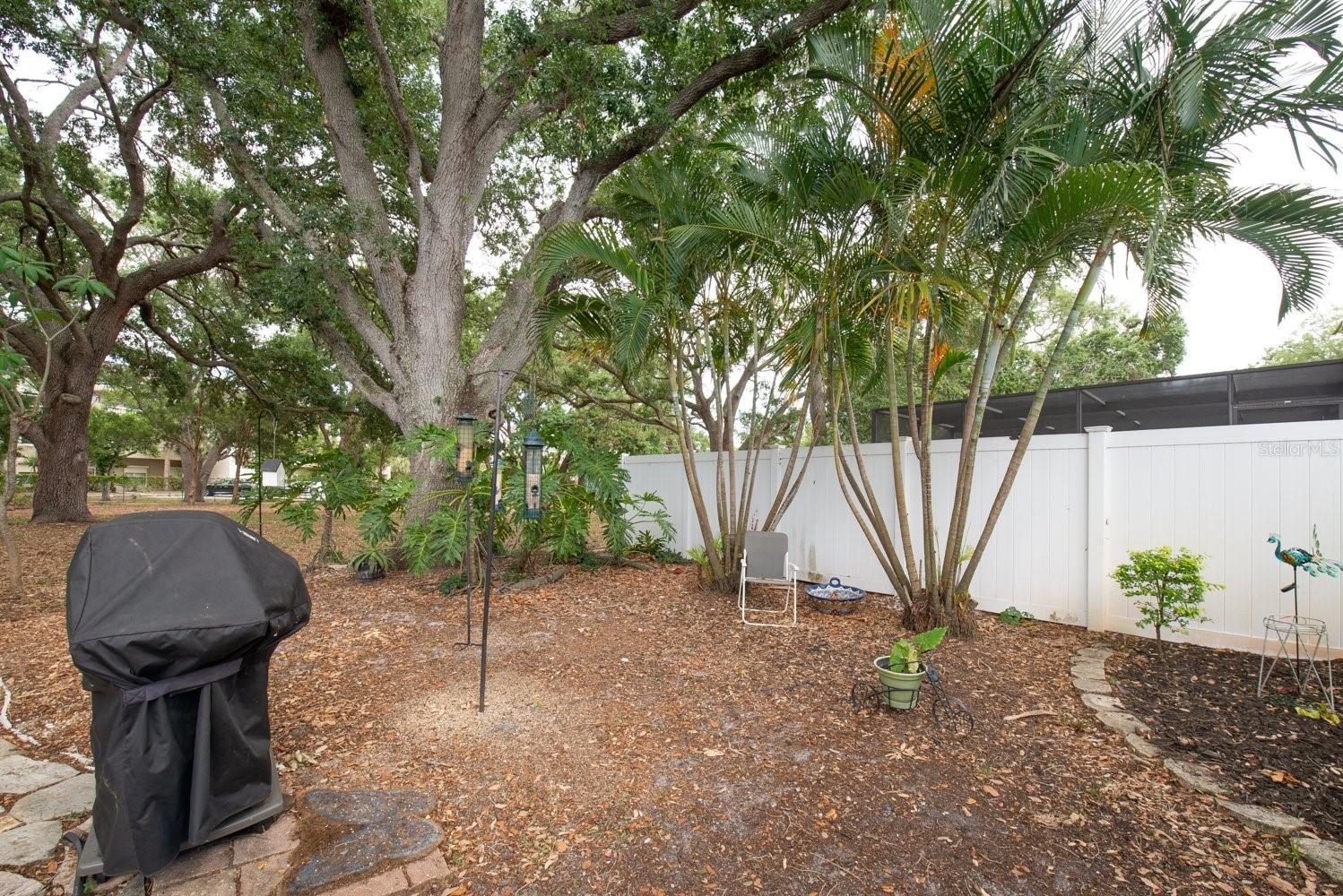 VINYL FENCE ON TWO SIDES