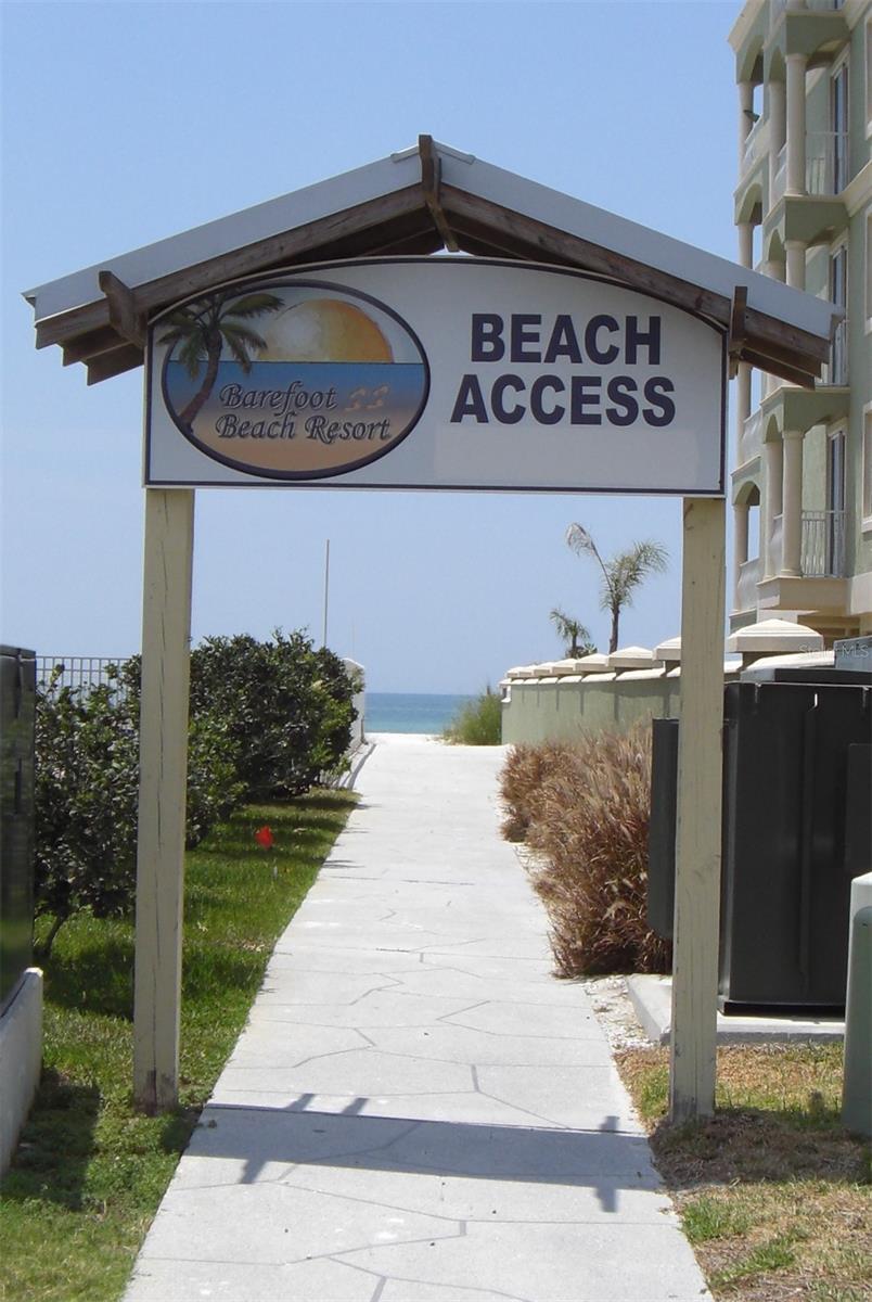 Barefoot Beach is unique in that it is located right on the Intracoastal waterway but you can walk across the street and we have a walkway onto the Gulf of Mexico beach.