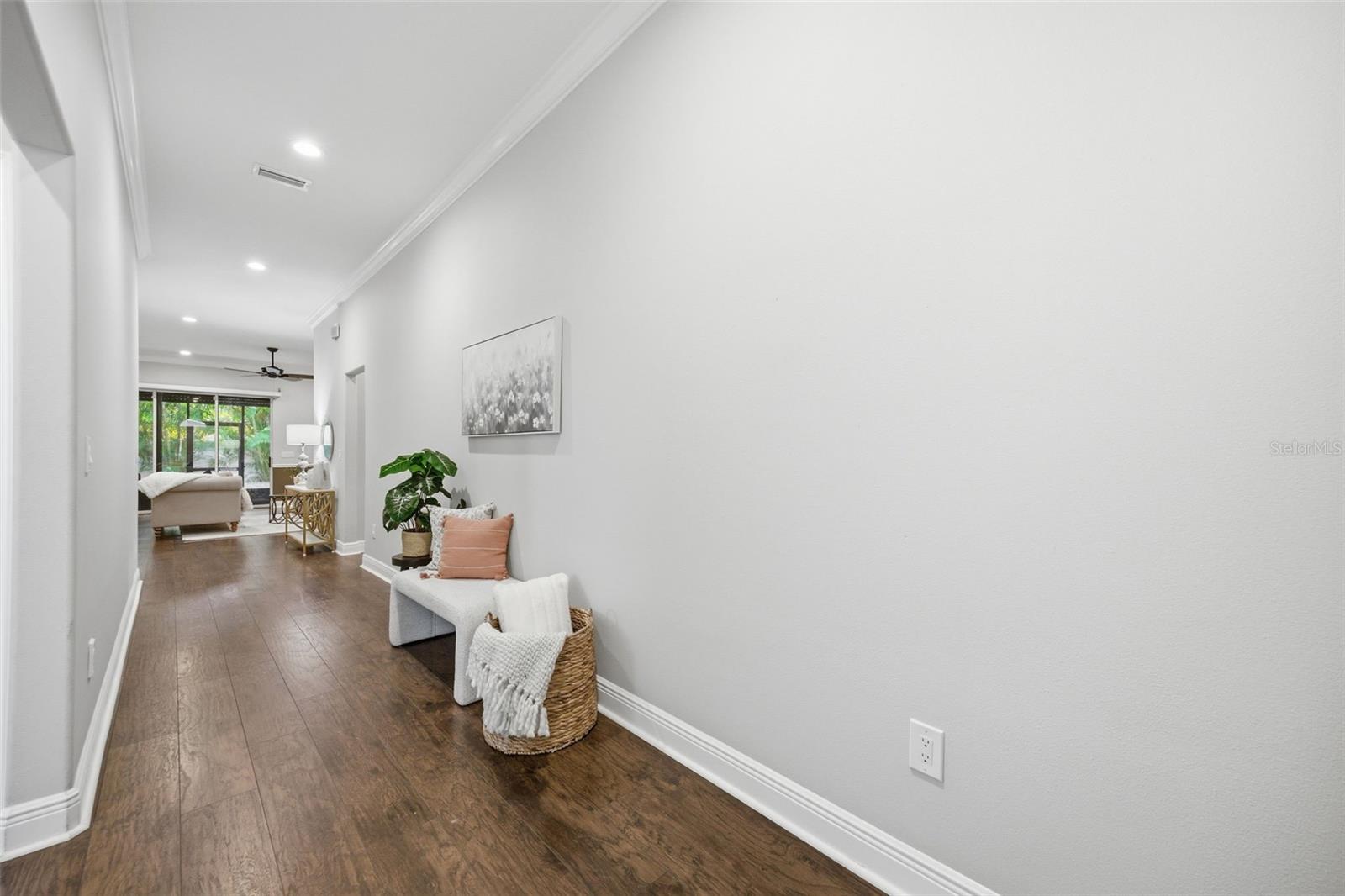Foyer and hallway