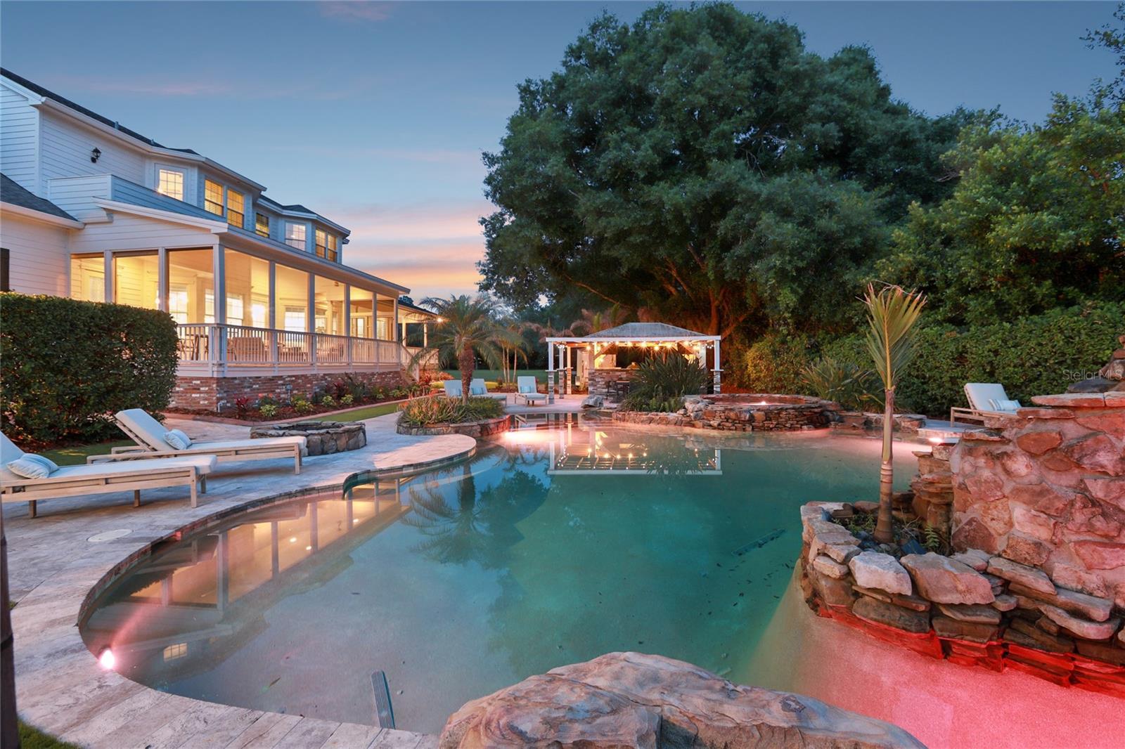 Pool with Lighting