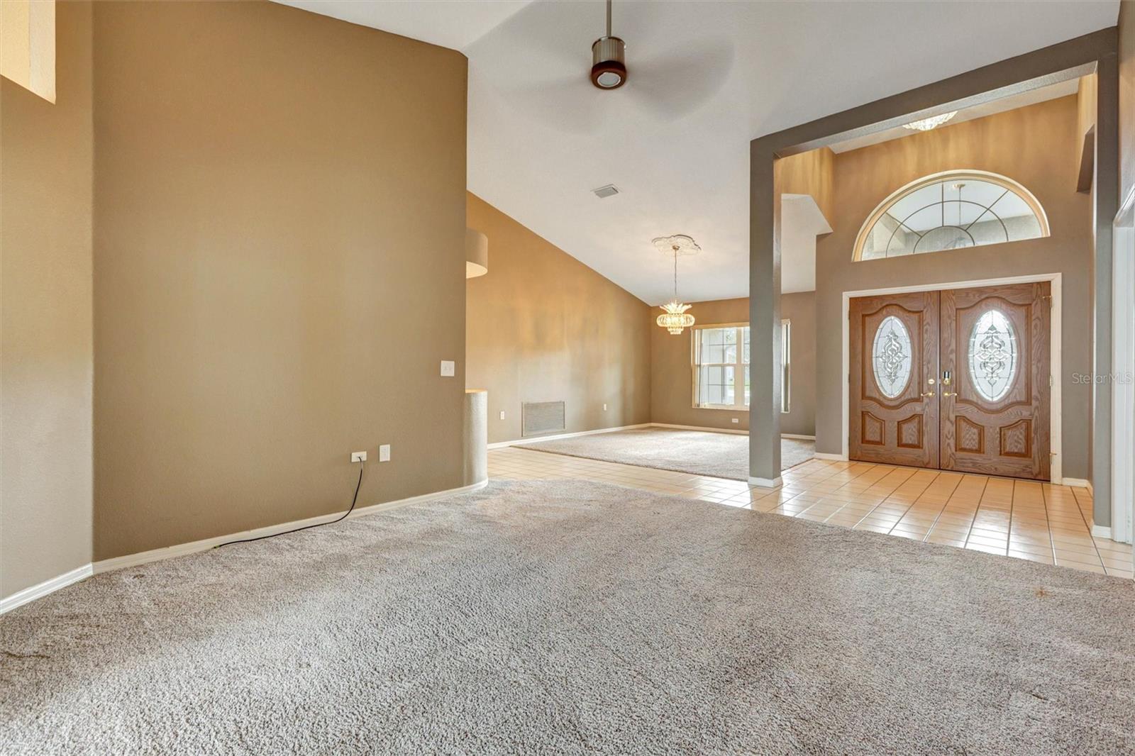 Front Entrance formal dining, living room