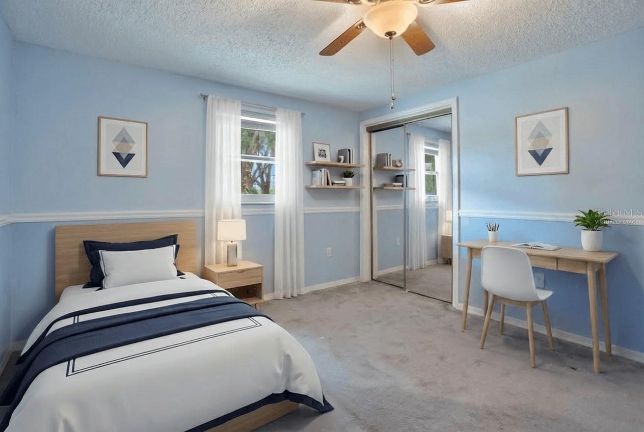 Bedroom #2 (Virtually Staged)