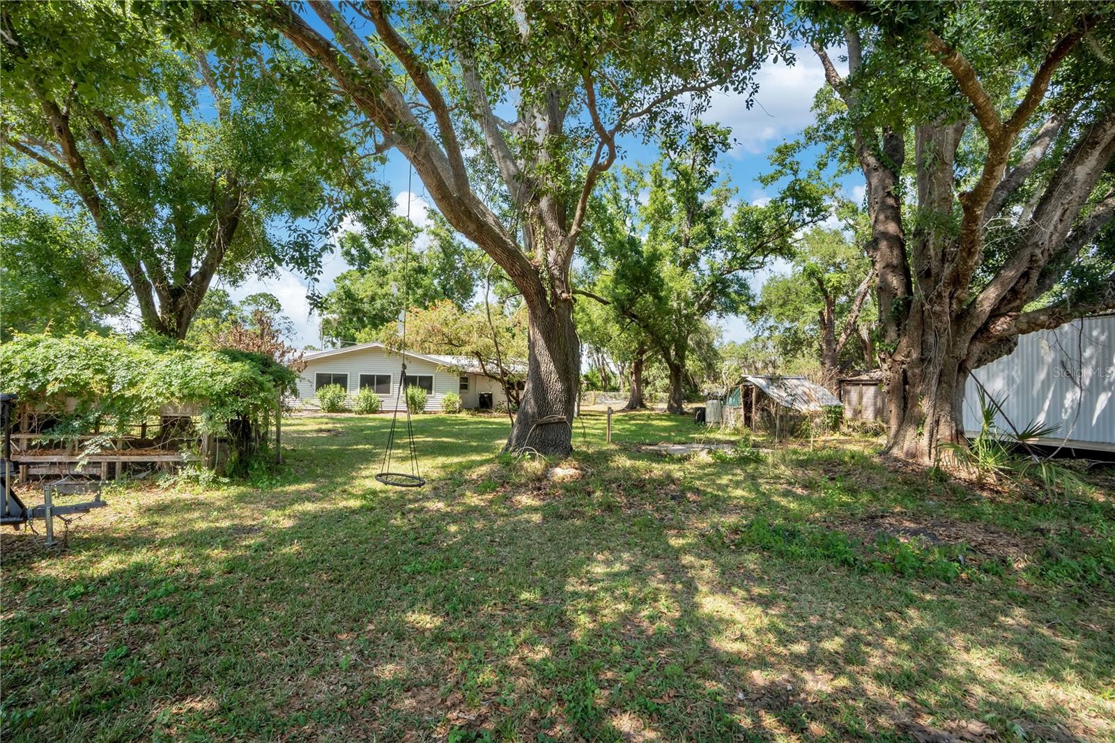 Back of property