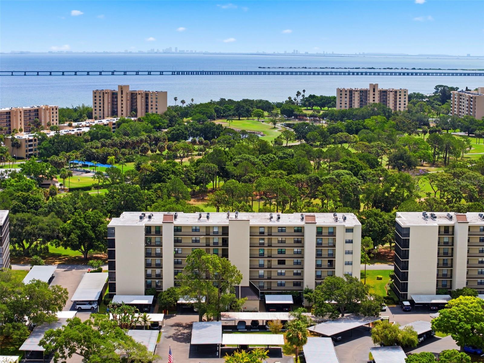 building aerial view