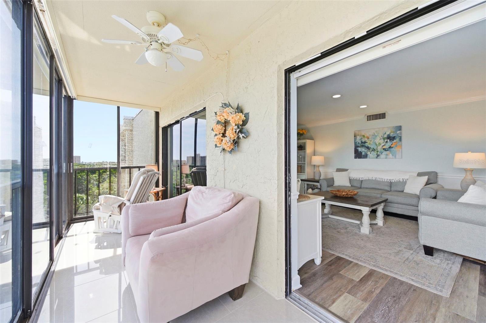balcony off great room