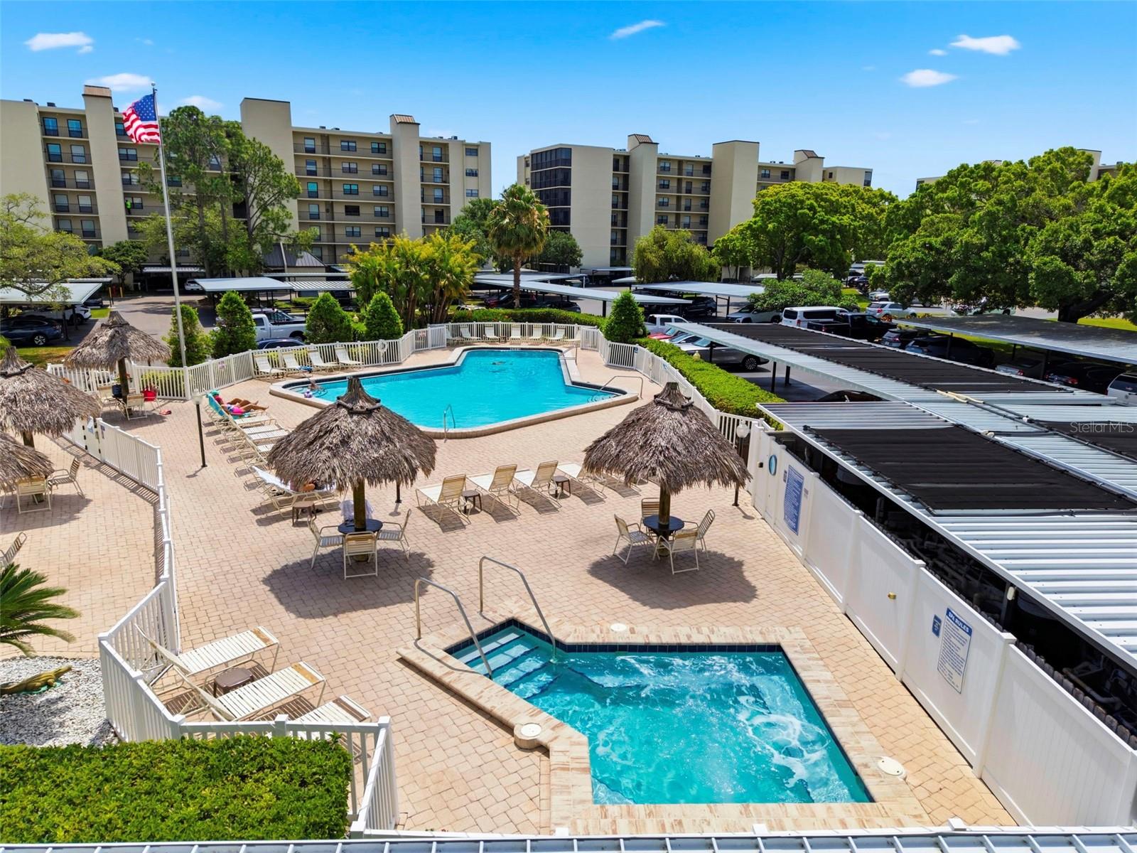 community pool and spa