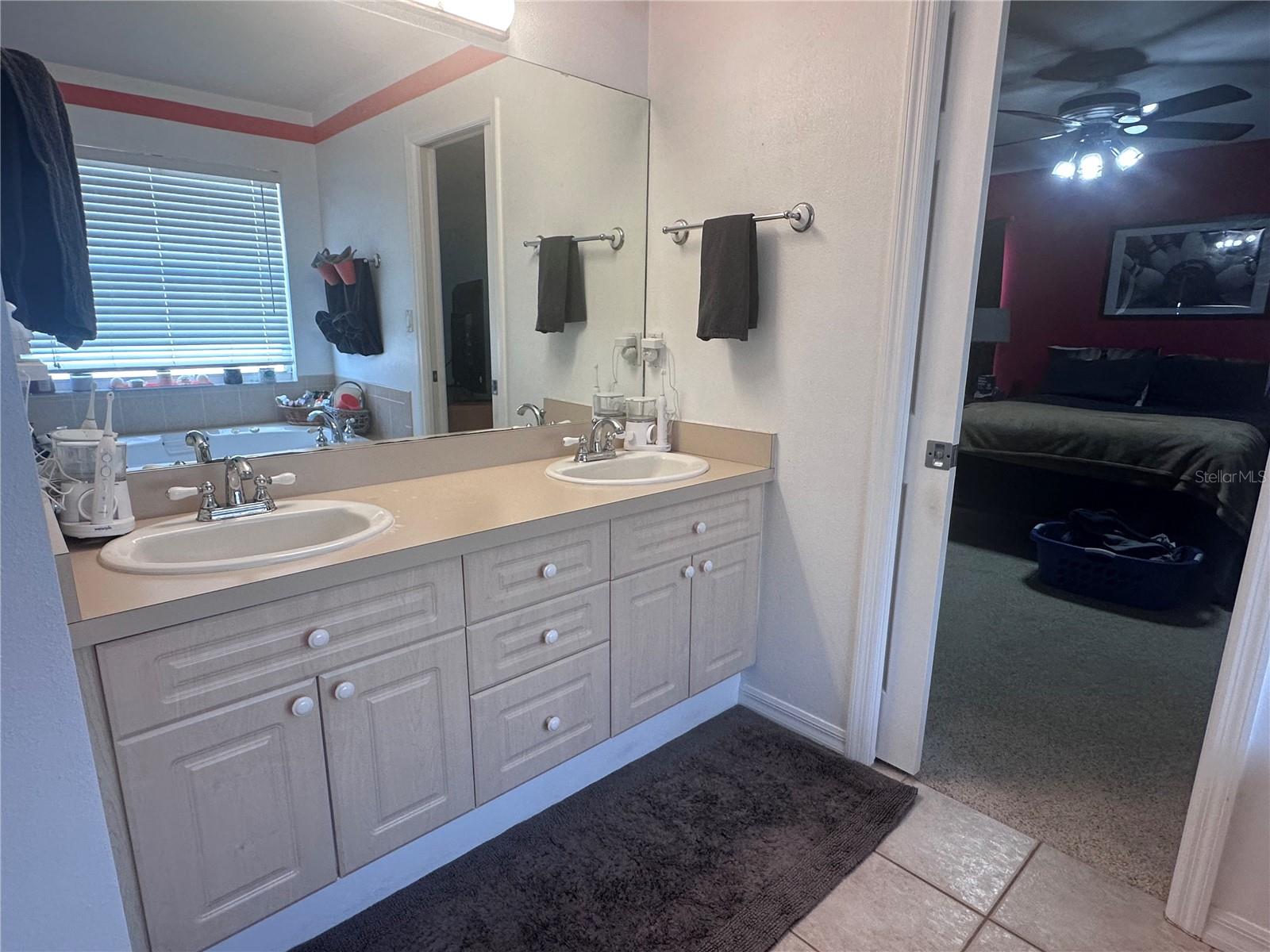 Split entrance bathroom
