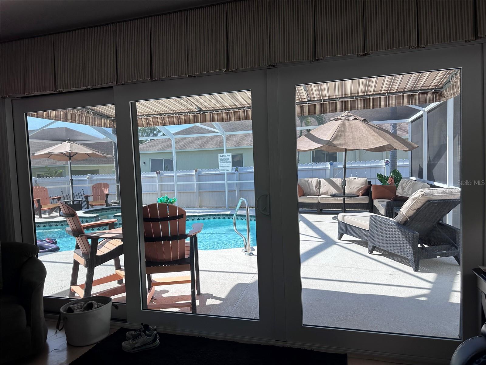 View from family room
