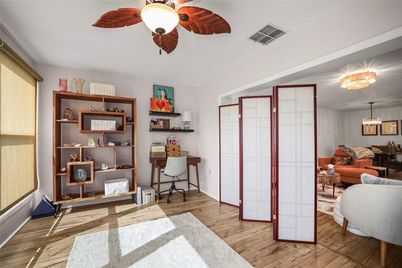 Enclosed lanai, engineered hardwood. multiple possibilities