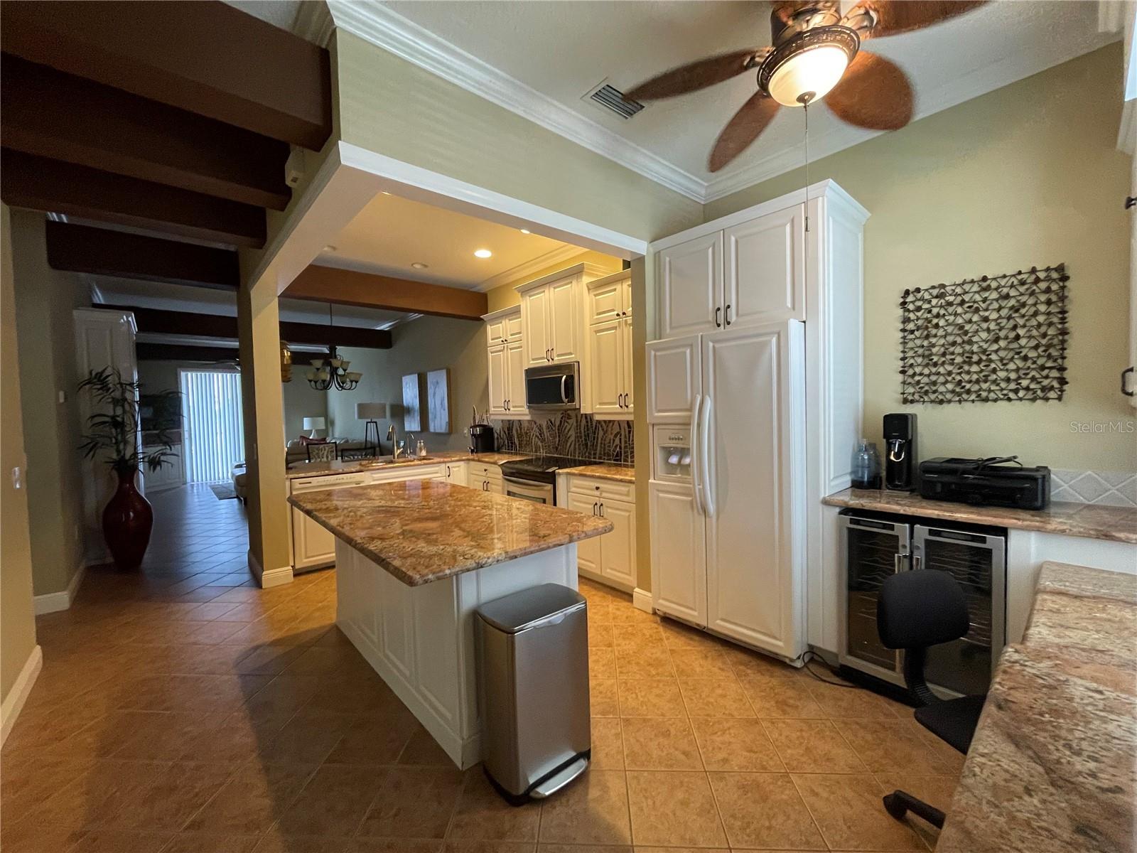 Refrigerator matching cabinets