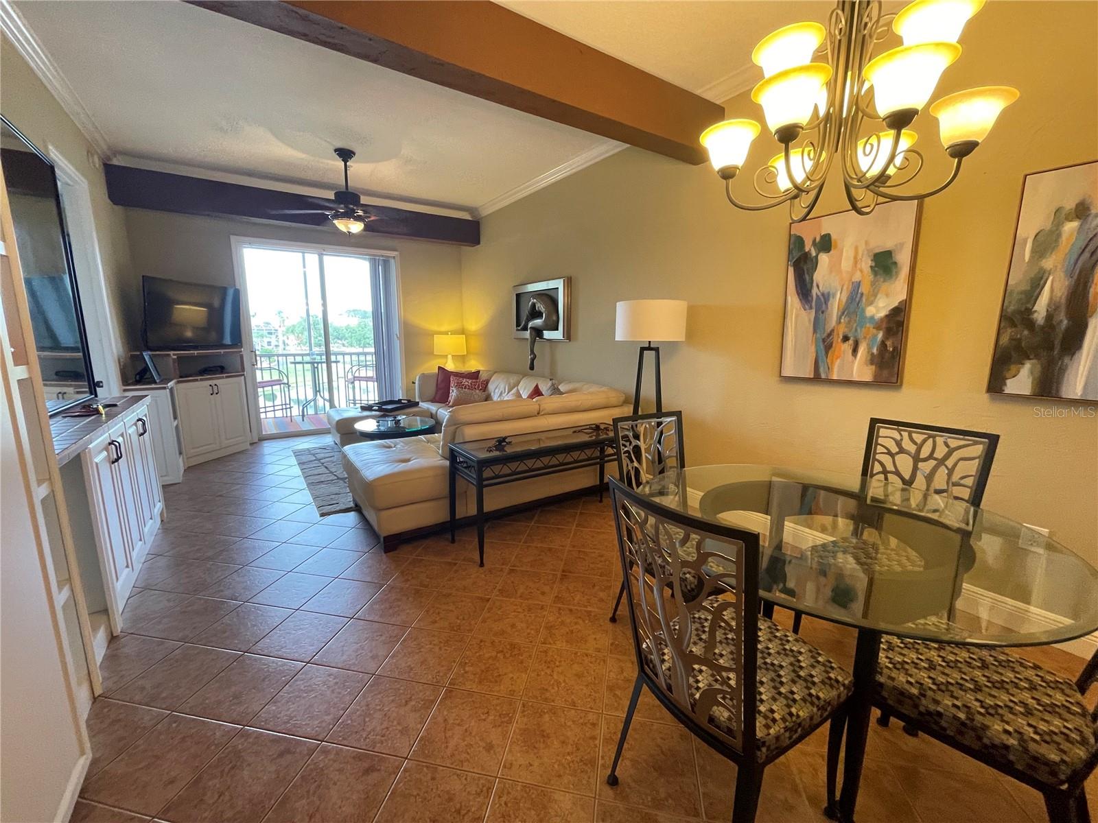 Living room, dining room
