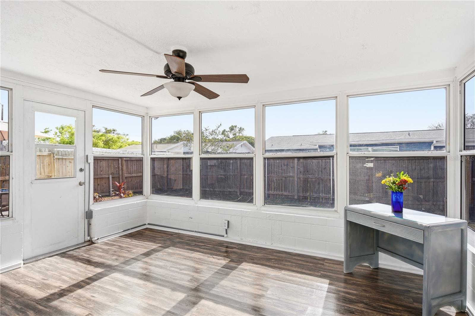 Glass Enclosed Florida Room