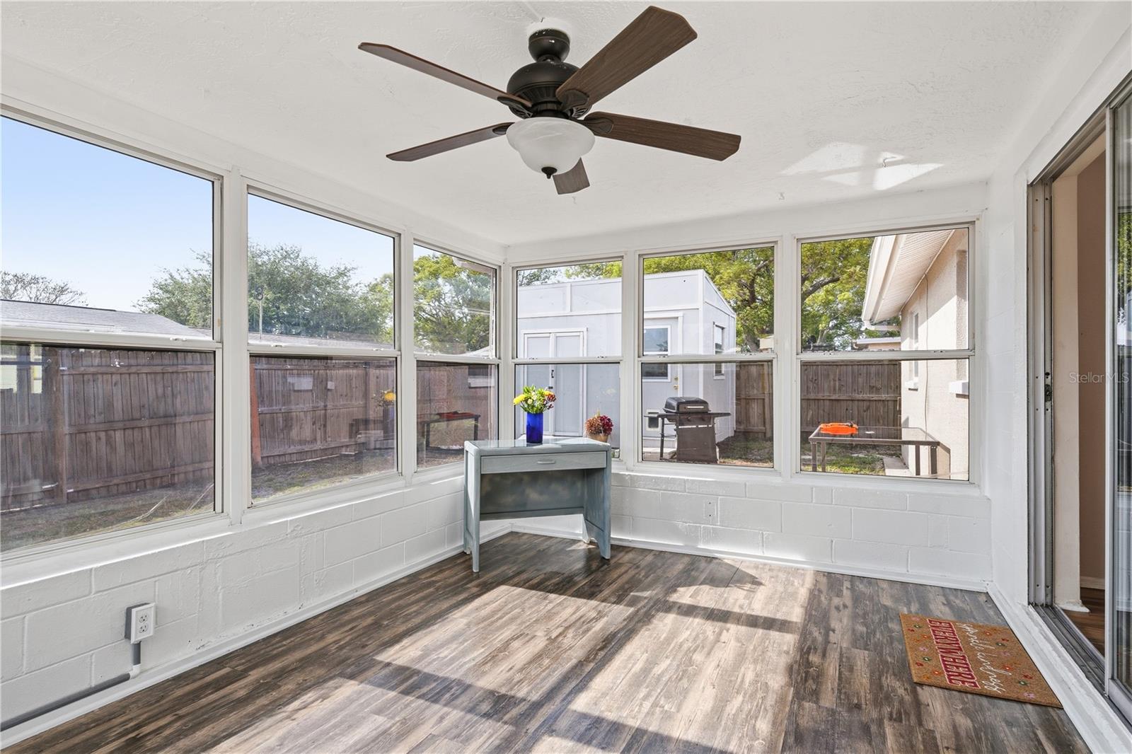 Glass Enclosed Florida Room