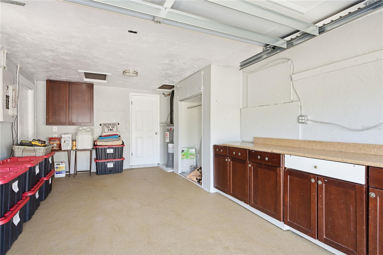 Garage with Workbench
