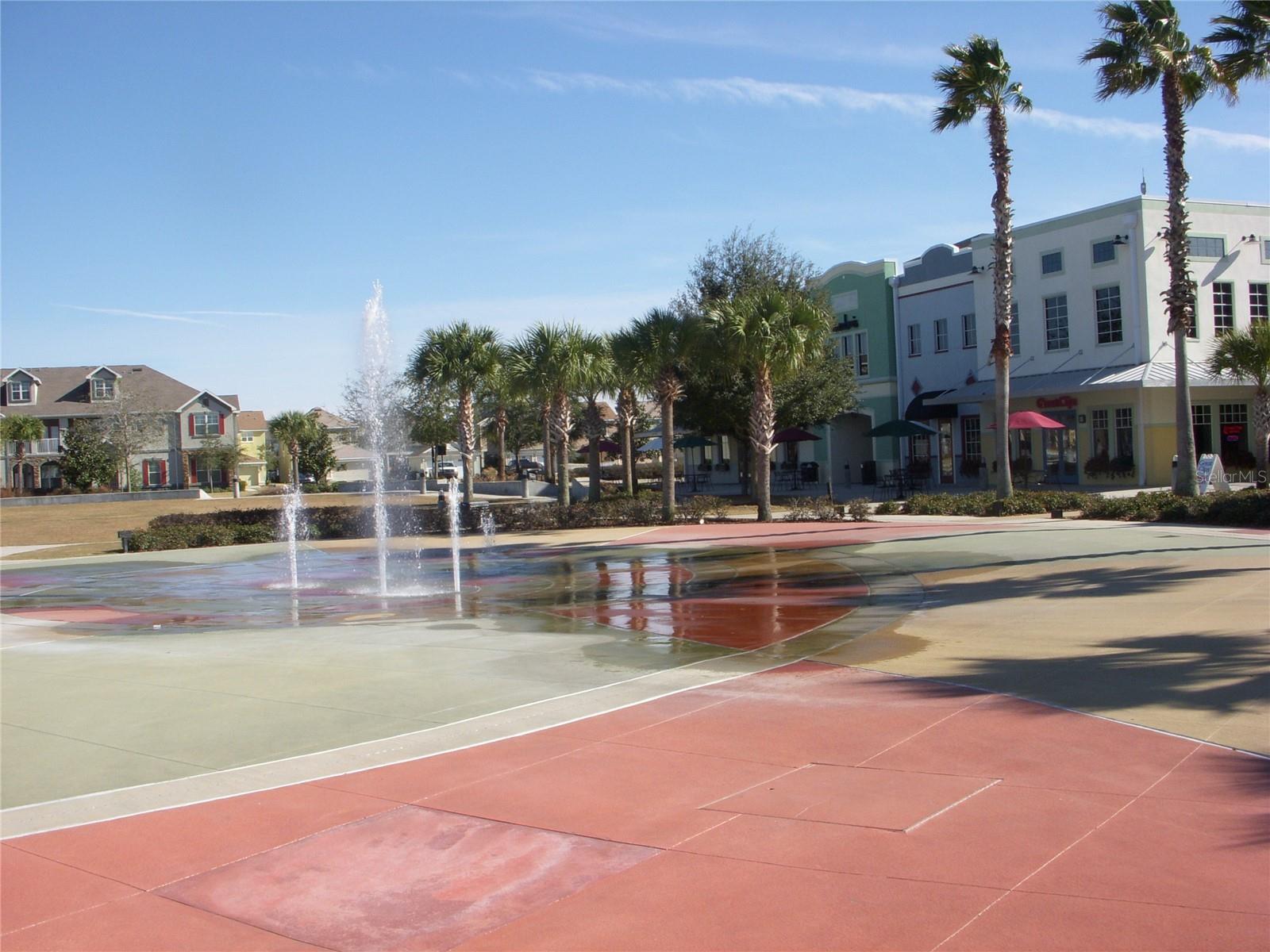 Park Square splash pad