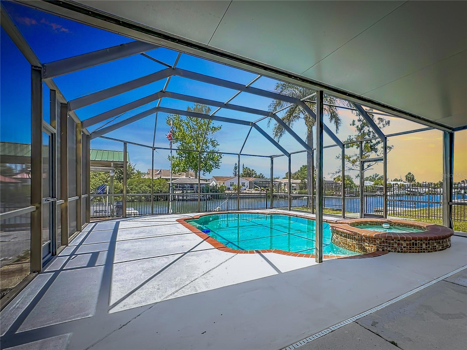 Screened pool deck — your private outdoor retreat